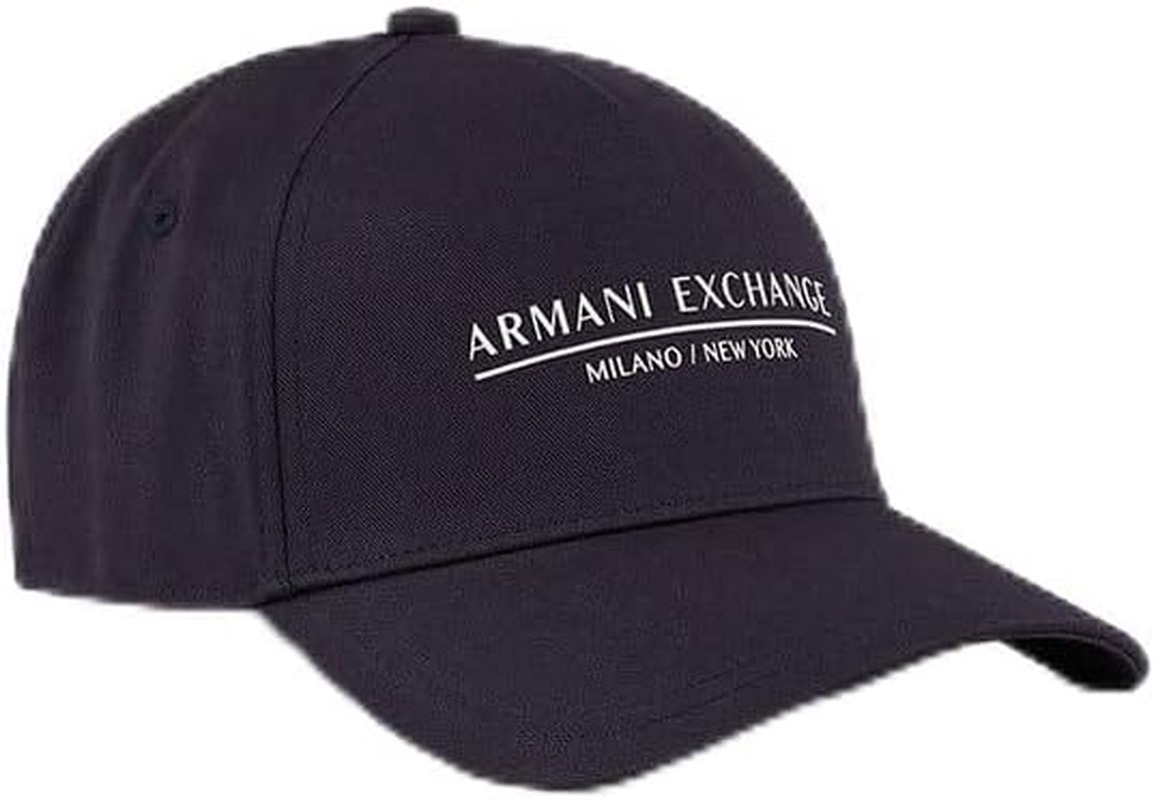 Armani Exchange Herren Baseballm&uuml;tze Mit Logo Von Milano/New York Baseballkappe