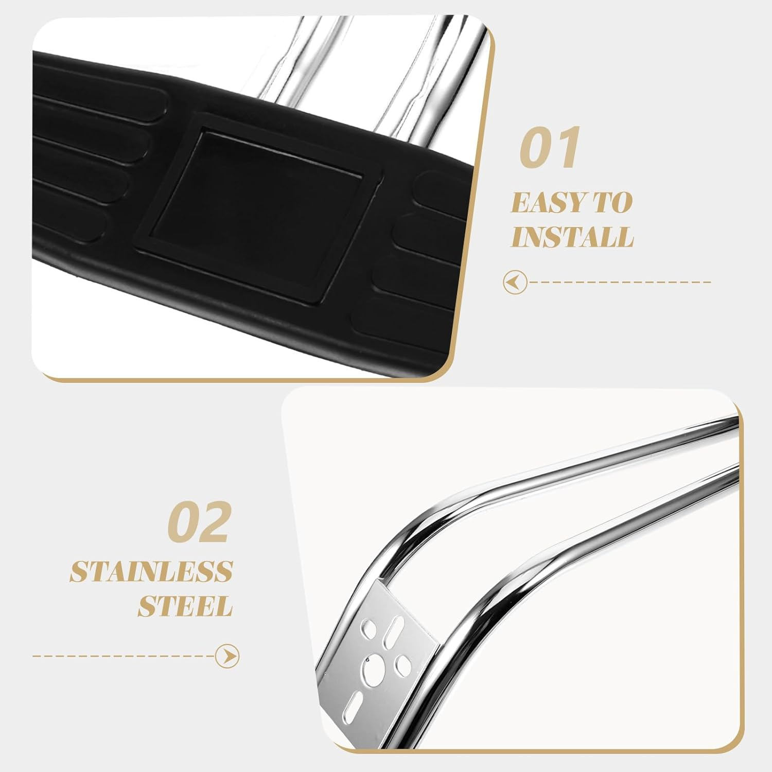 Salon Chair Foot Rest Replacement Pedal - Durable Footrest Attachment for Barber and Massage Chairs - Comfort Adjustable Salon Foot Rest Equipment image number 4