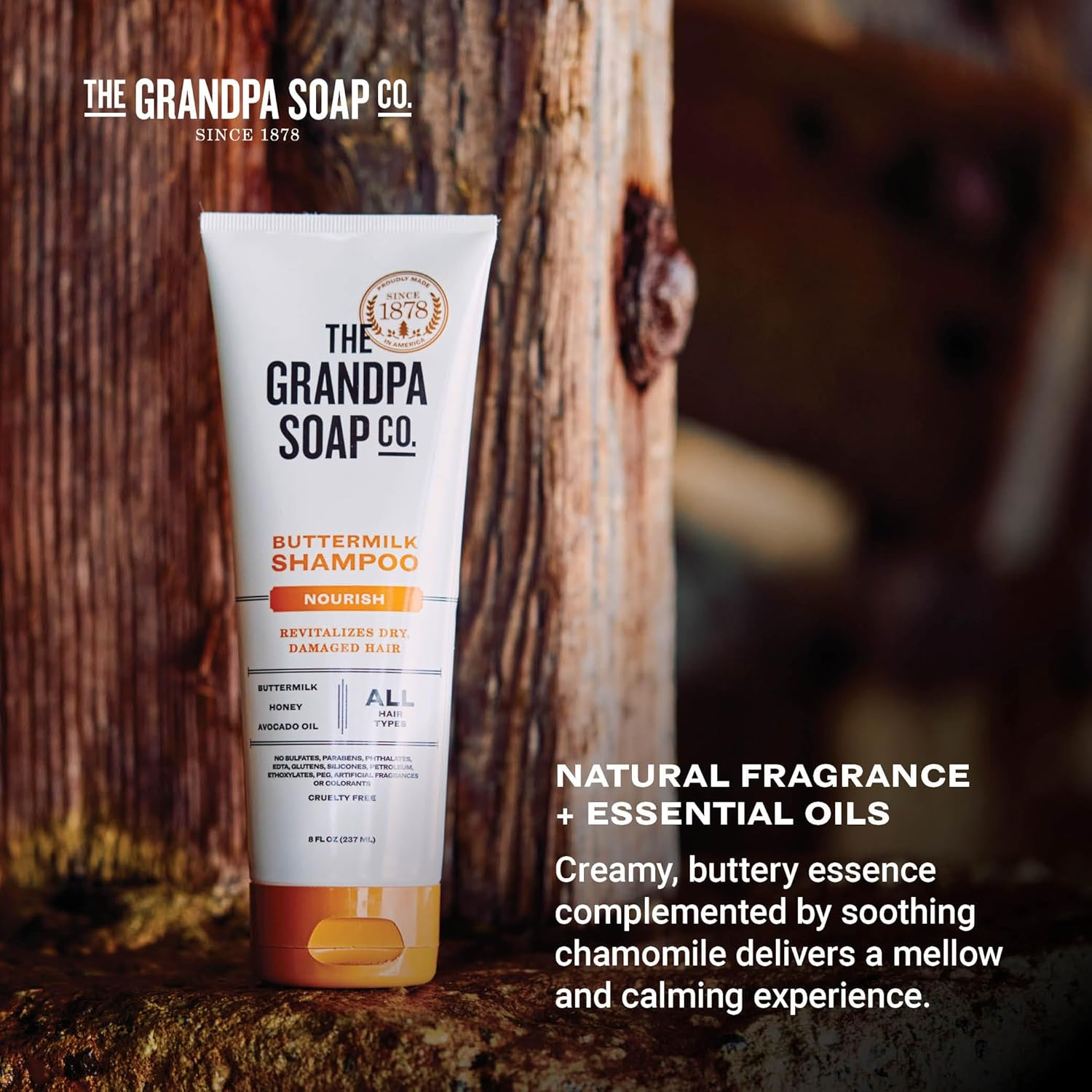 The Grandpa Soap Co. - Nourish Shampoo Buttermilk - 8 Fl. Oz. image number 6
