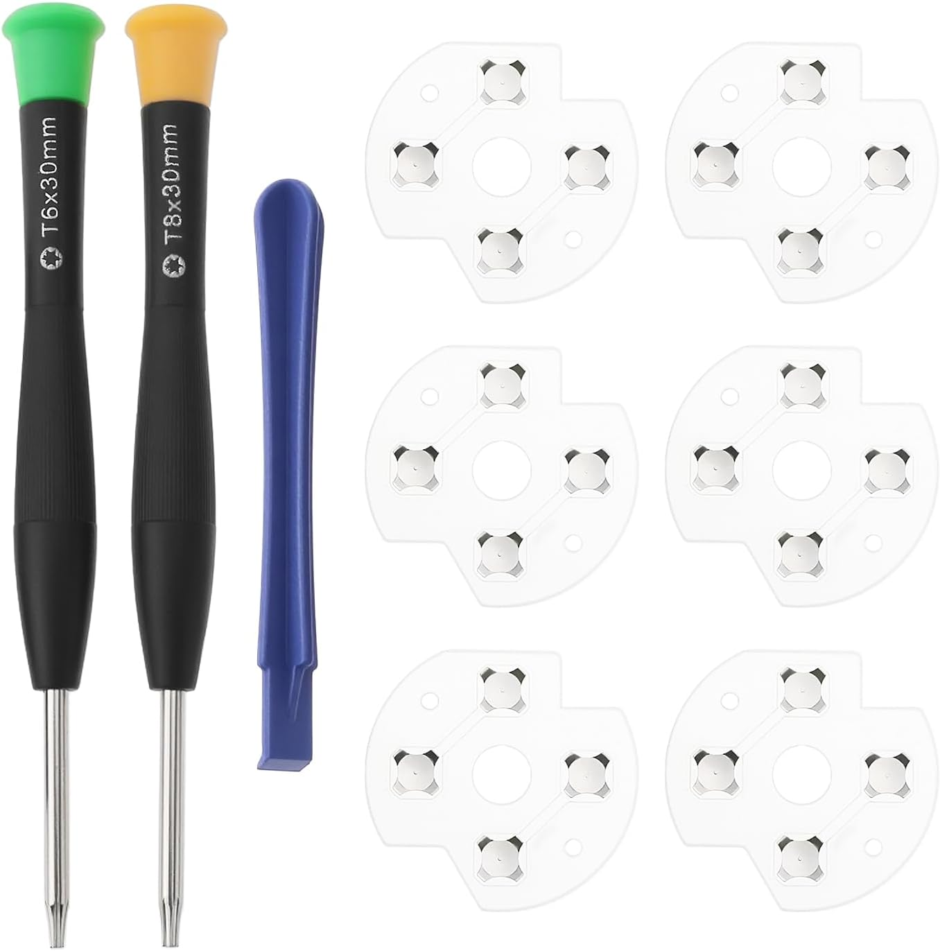 Be in Your Mind 1 Set Conductive Film Replacement Kit Button Conductive Film Sticker Dome Switch Sticker Replacement Compatible with Xbox One