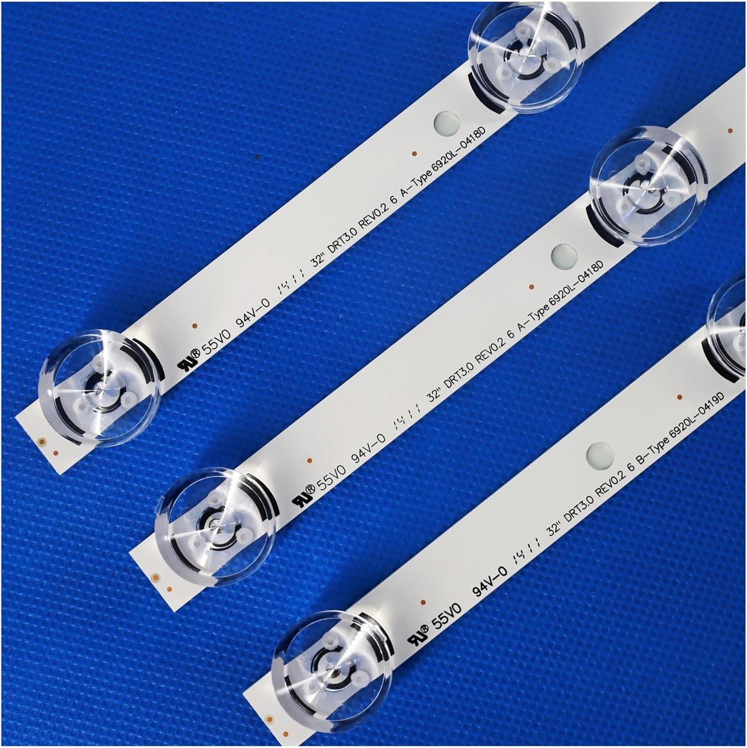 3X LED TV Backlight for L-G DRT 3.0 32"_A/B 6916L-1974A 1975A 32MB25VQ LV320DUE 32LF5800 Sung WEI 55VO E74739 59CM 6 Leds image number 3