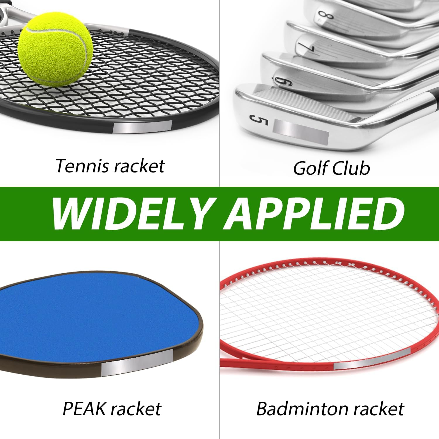 Golf Lead Tape 1/2" X 60", 2 Grams per Inch Golf Weight Tape High Density Lead Tape Golf Lead Tape Strips Self Adhesive Lead Tape for Fishing Tennis Racket Pickleball Badminton Paddle image number 5