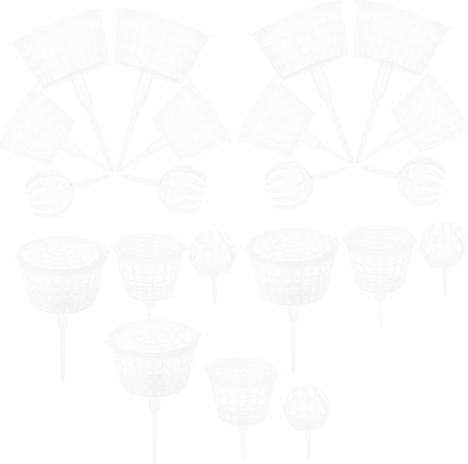 Kisangel 15Pcs Plastic Bonsai Fertilizer Baskets for Planting Fertilizers Gardening Accessories for Bonsai Tree Care image number 2