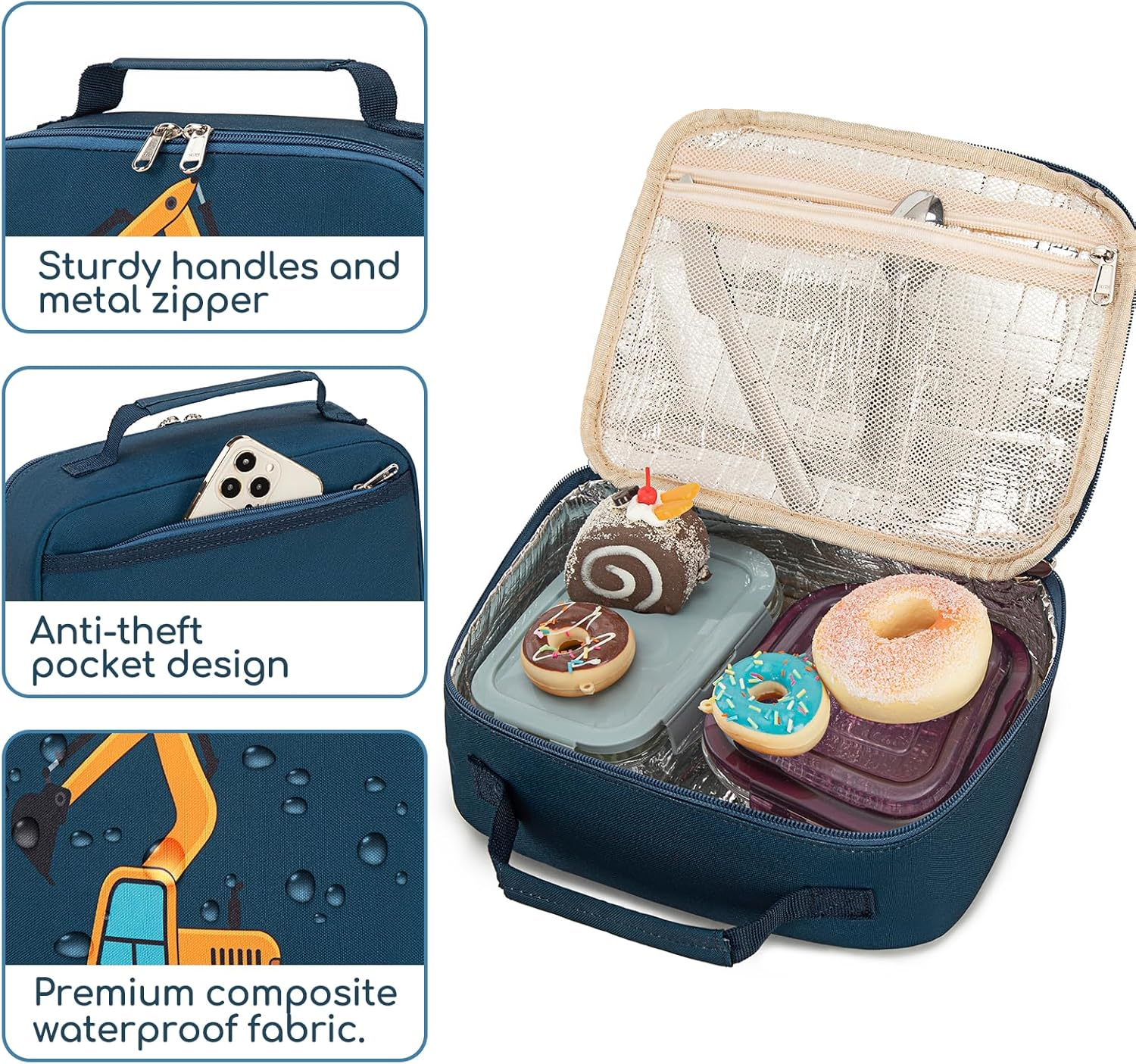 Backpack for Kids Boys Girls Preschool Kindergarten Bookbag Set with Lunch Box Toddler School Bag image number 4