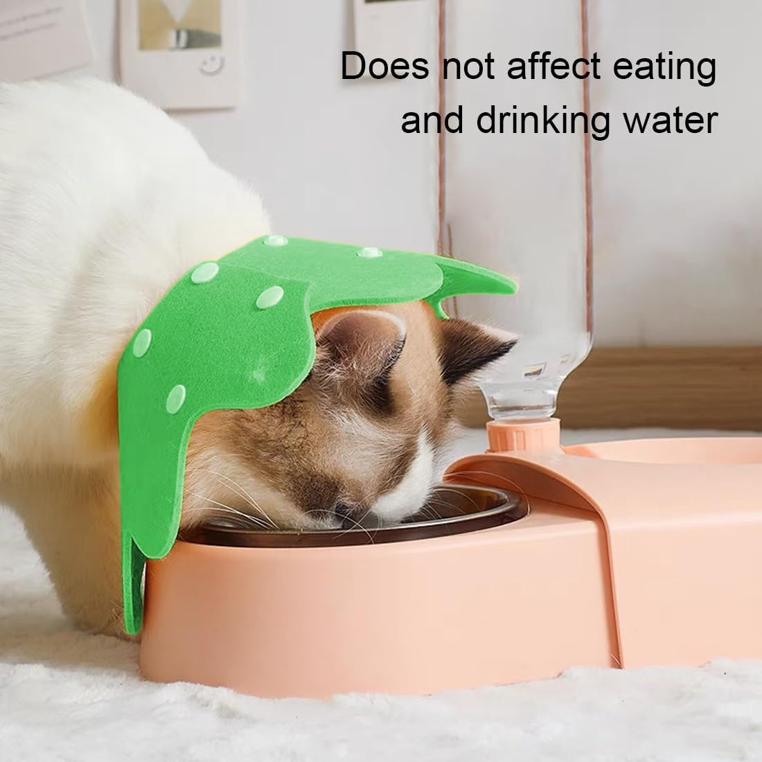 Pack of 2 Neck Collars for Cats and Puppies Pet Collars Protective Collar Adjustable Soft Cat Pets Adjustable Protective Collar Sponge Soft for Pets Protective Collar Collars image number 4