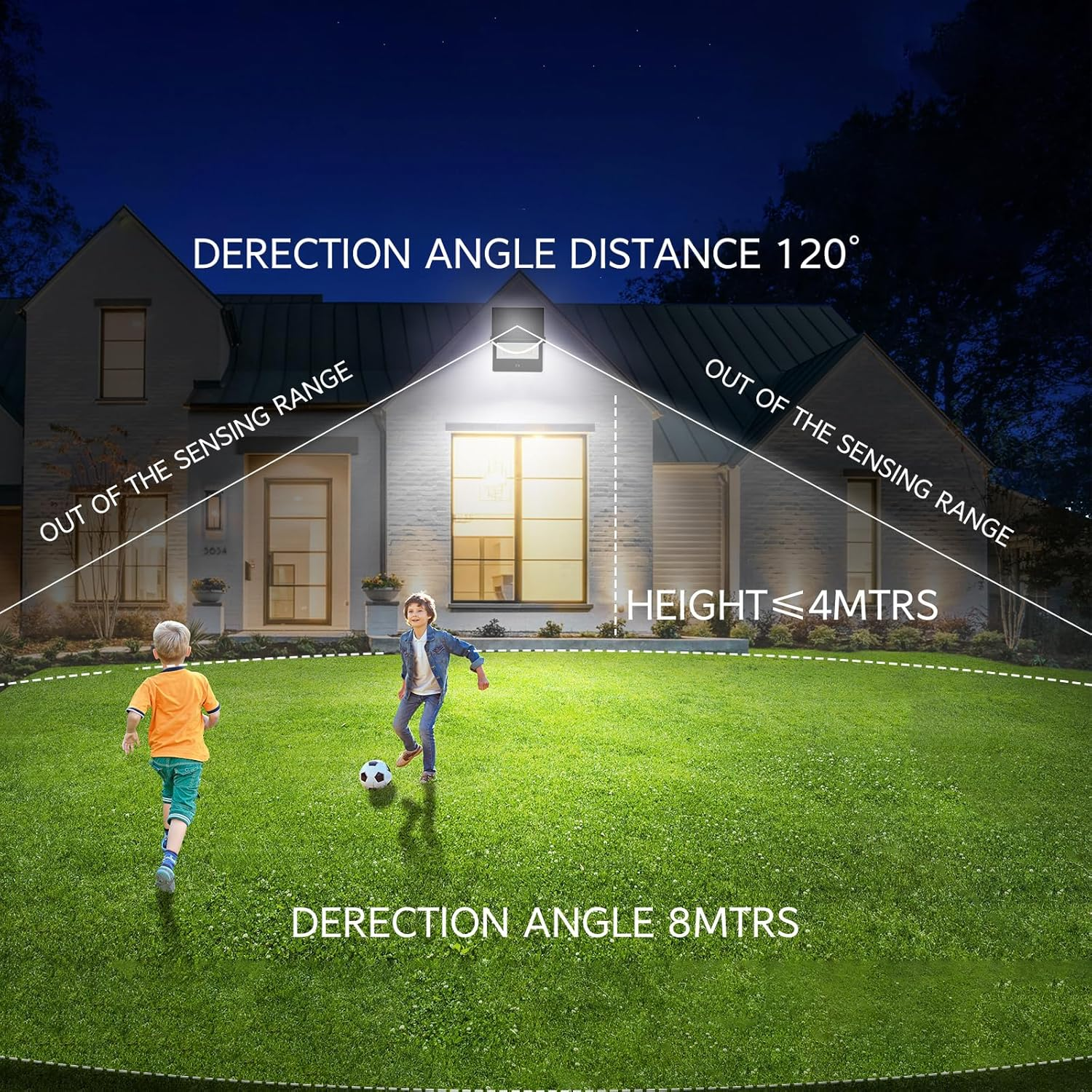 Zarek Solar Outdoor Light 1500 Lumens,6000K Daylight,Motion Sensor Light Outdoor,Ip54 Waterproof LED Security Light Bright Solar Wireless Wall Lighting, Adjustable Wide Angle image number 2