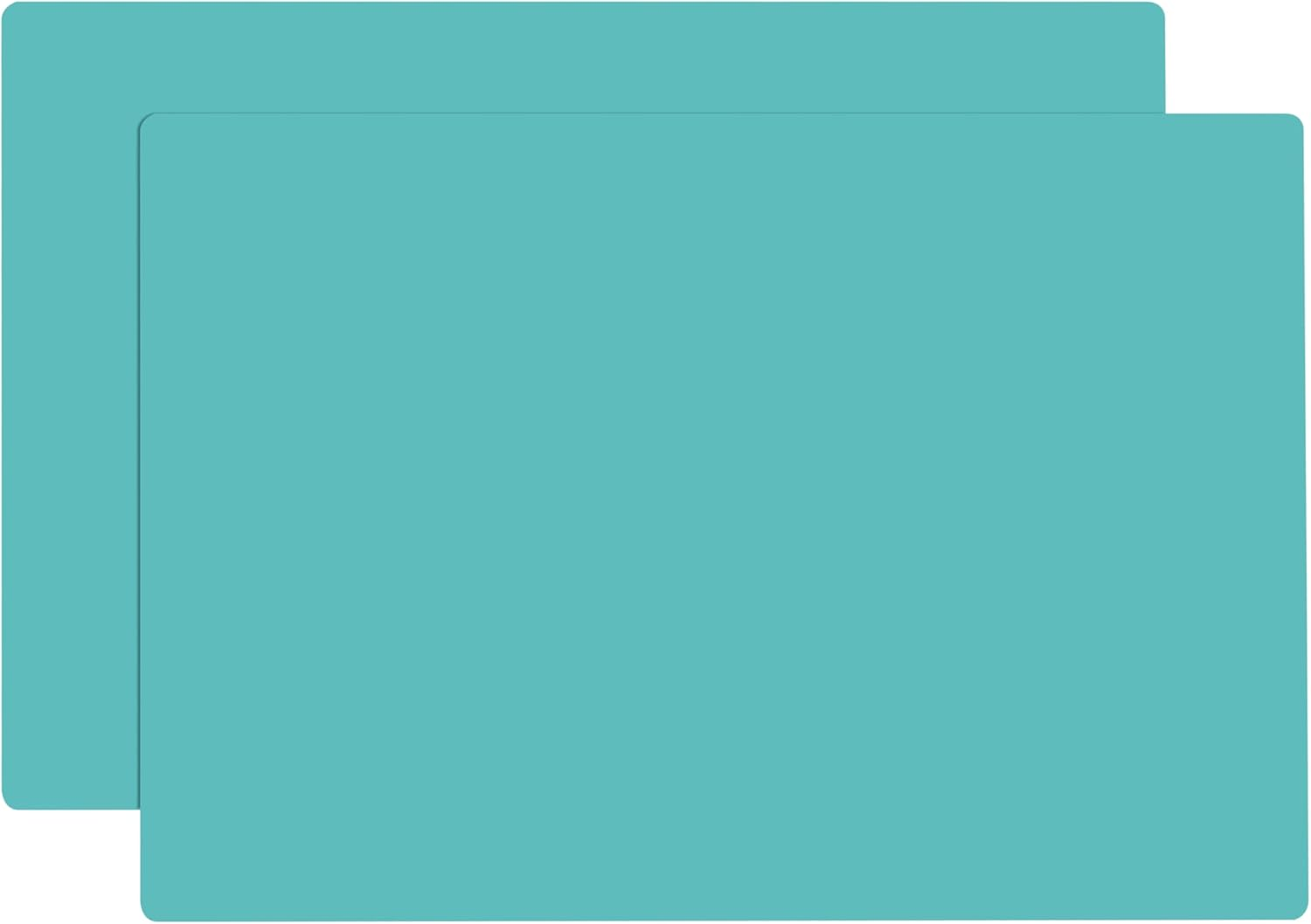 Large Silicone Mats, 2Pcs 65 X 45Cm Black Silicone Craft Mat, Silicone Mats for Kitchen Counter, Paiting, Jewelry,Heat Resistant