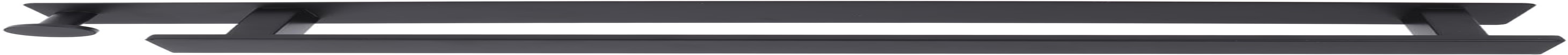 304 Stainlsteel Vertical Towel with Hooks Wall Mounted Black Bath Towel Storage Rack Multifunctional Design 15.8X1.8X2.4Inch image number 1