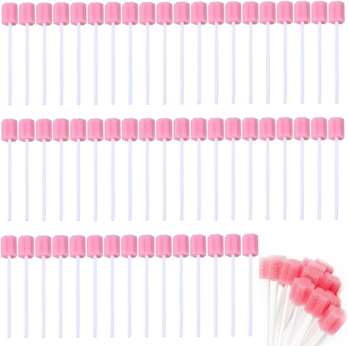 Disposable Mouth Swabs Sponge,Mouth Care Sponge Tooth Cleaning Sponge,Mouth Swabs Sponge,Sponge Swabs Mouth Cleaning Sponge Mouth Care Sponge (Blue)