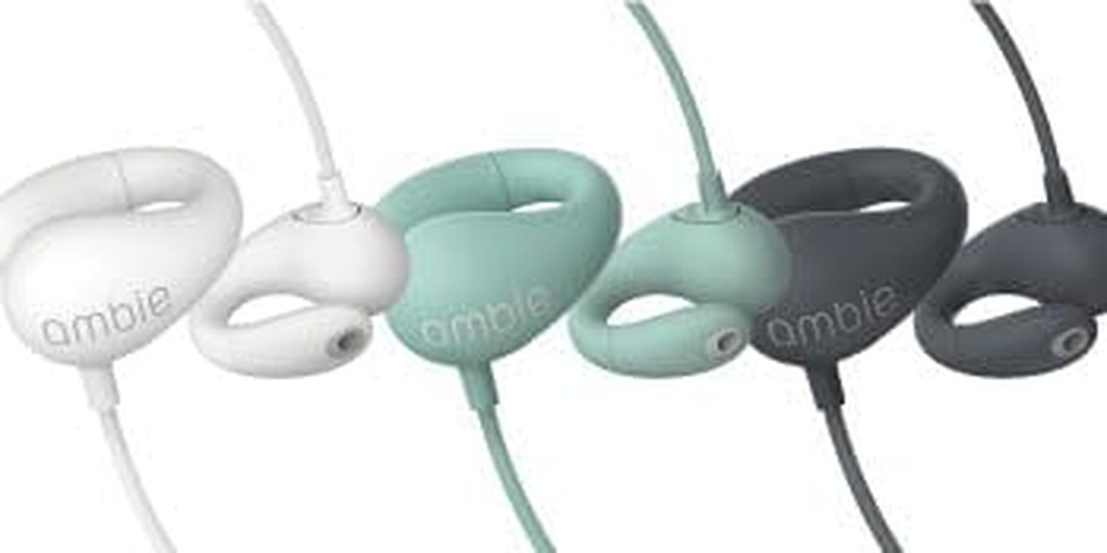 Ambie Sound Earcuffs - Open Ear Earbuds Wired Ear Clip 3.5Mm Headphones with Built-In Microphone & Easy Volume Control | Clip-On Ear Cuff Style Headset | Lightweight Silicone, Black image number 2