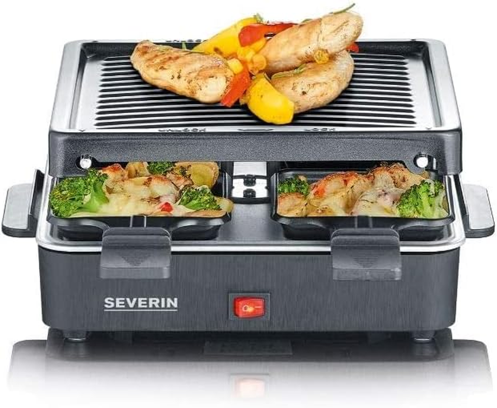 SEVERIN RG 2370 Mini Raclette Grill for 4 People Black image number 1