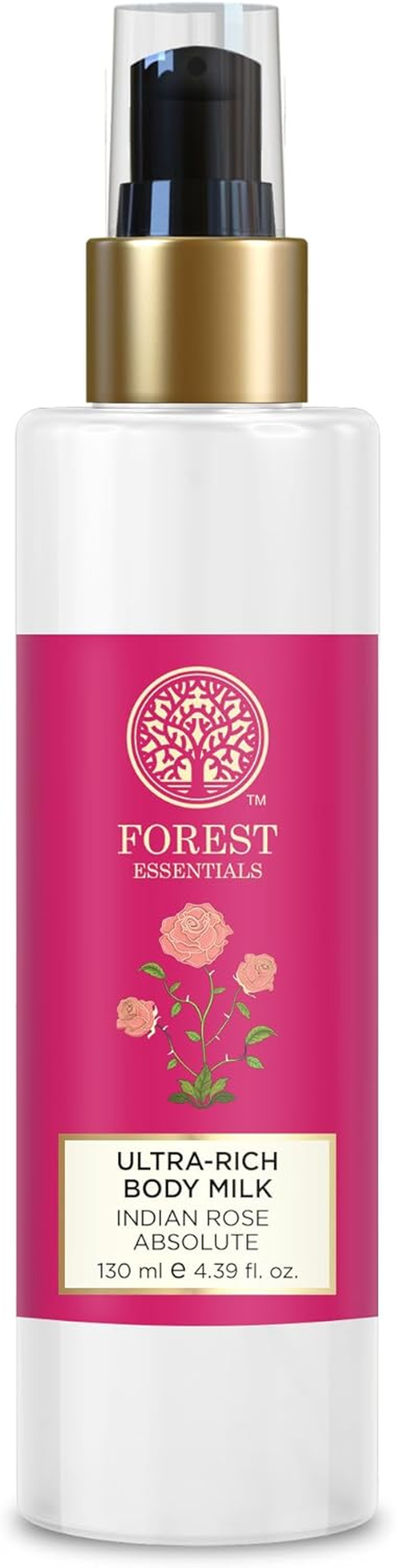 Forest Essentials Ultra-Rich Body Milk Indian Rose Absolute 130Ml (Body Lotion) image number 5