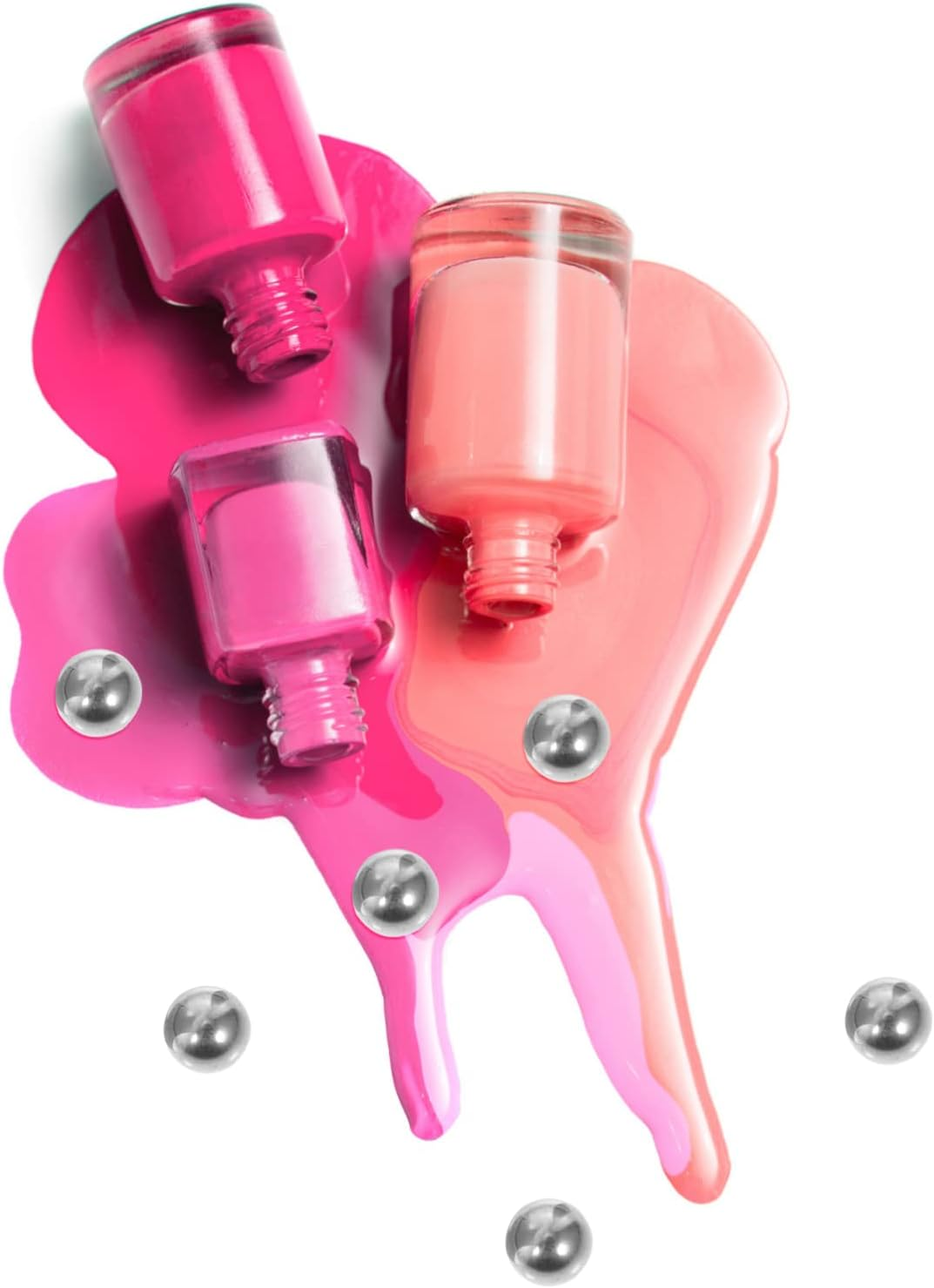 Beavorty 240Pcs Stainless Steel Paint Mixing Agitator Balls Stirring Steel Balls for Nail Polish image number 2