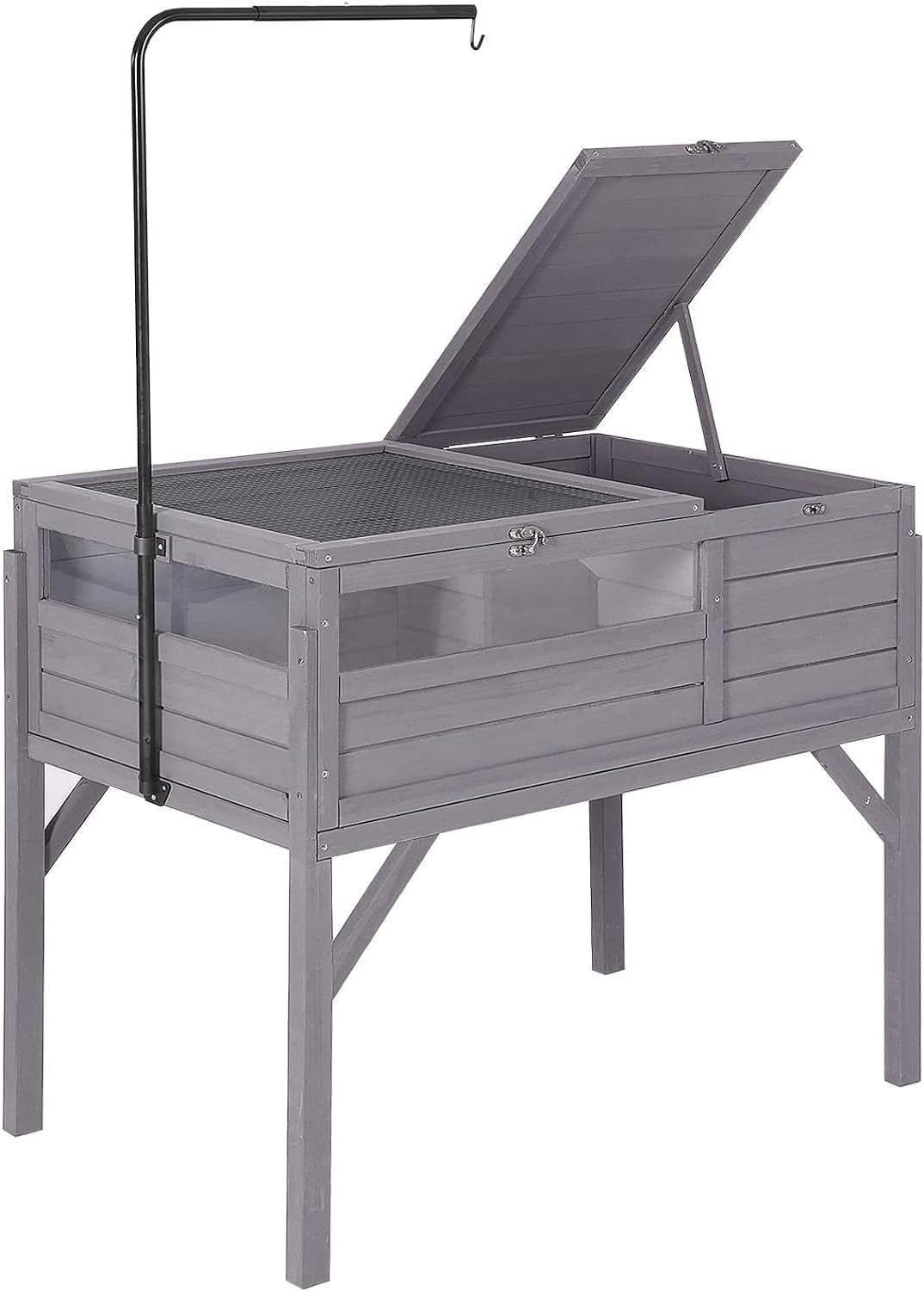 Tortoise Cage Large Tortoise House, Indoor Tortoises Enclosure for Small Animals, Outdoor Reptile Cage - Weatherproof Bottom for Tortoise Table