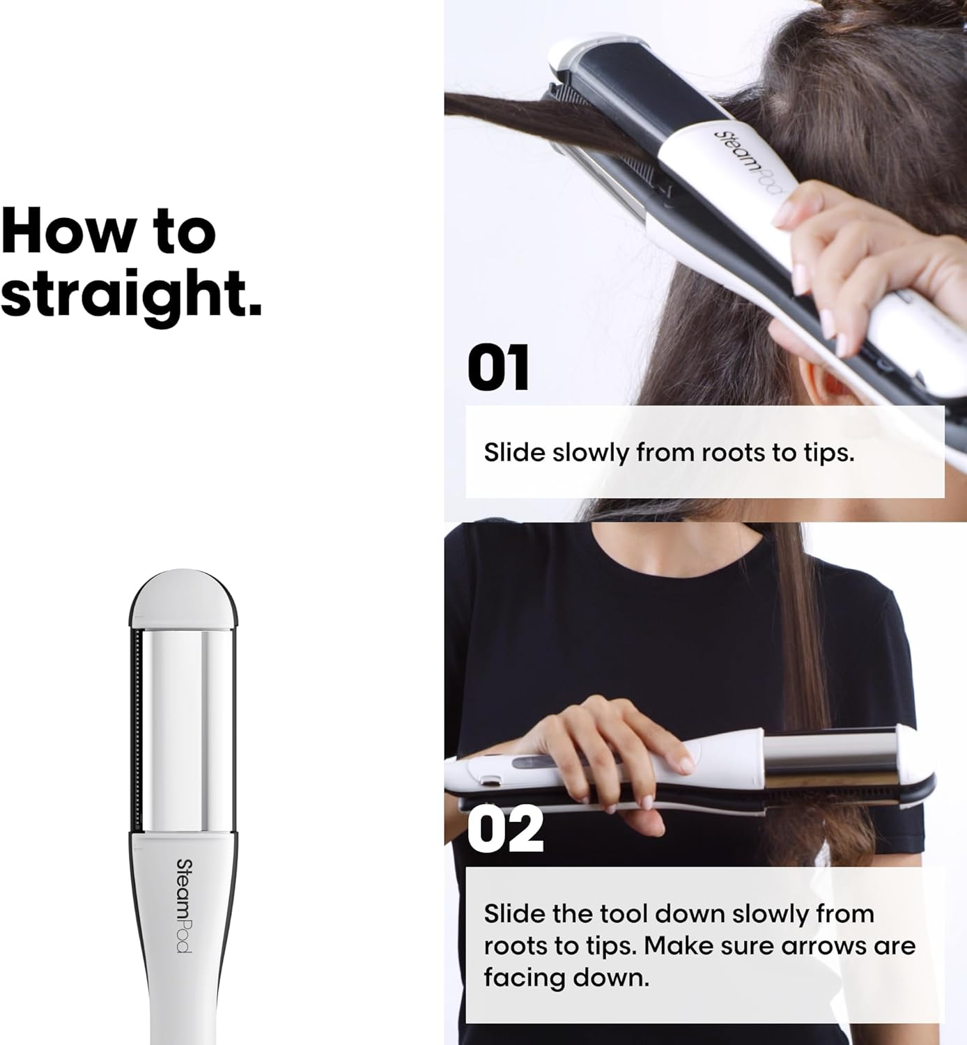 L'Or&eacute;al Professionnel Steam Hair Straightener & Styling Tool image number 3