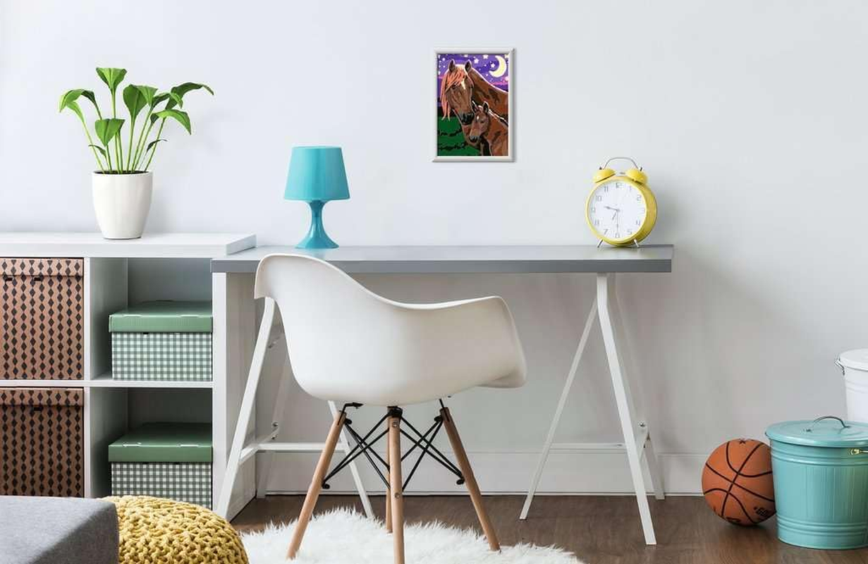 Pferde Malen Nach Zahlen Sonderserie E: Mit Leuchtfarbe! image number 3