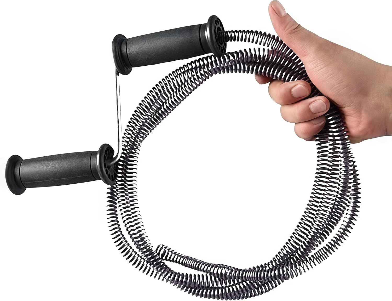 Manual Drain Snake Cleaner,16 Mm X3 M Mprofessional Drain Unblocker,Metal Flexible Plumbing Snake,Flexible Plumbing Clog Remover,Cleaner Auger Wire,With Handle,For Sink,Toilet,Sewer Pipe Cleaning, image number 1