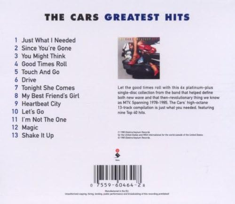 THE CARS GREATEST HITS image number 1