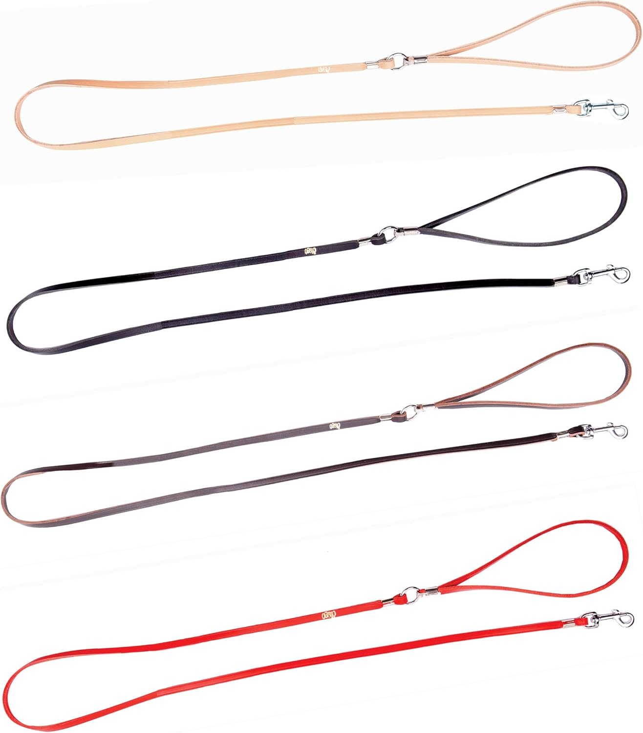 Dingo Very Strong and Durable Dog Leash from Genuine Leather Natural 10003