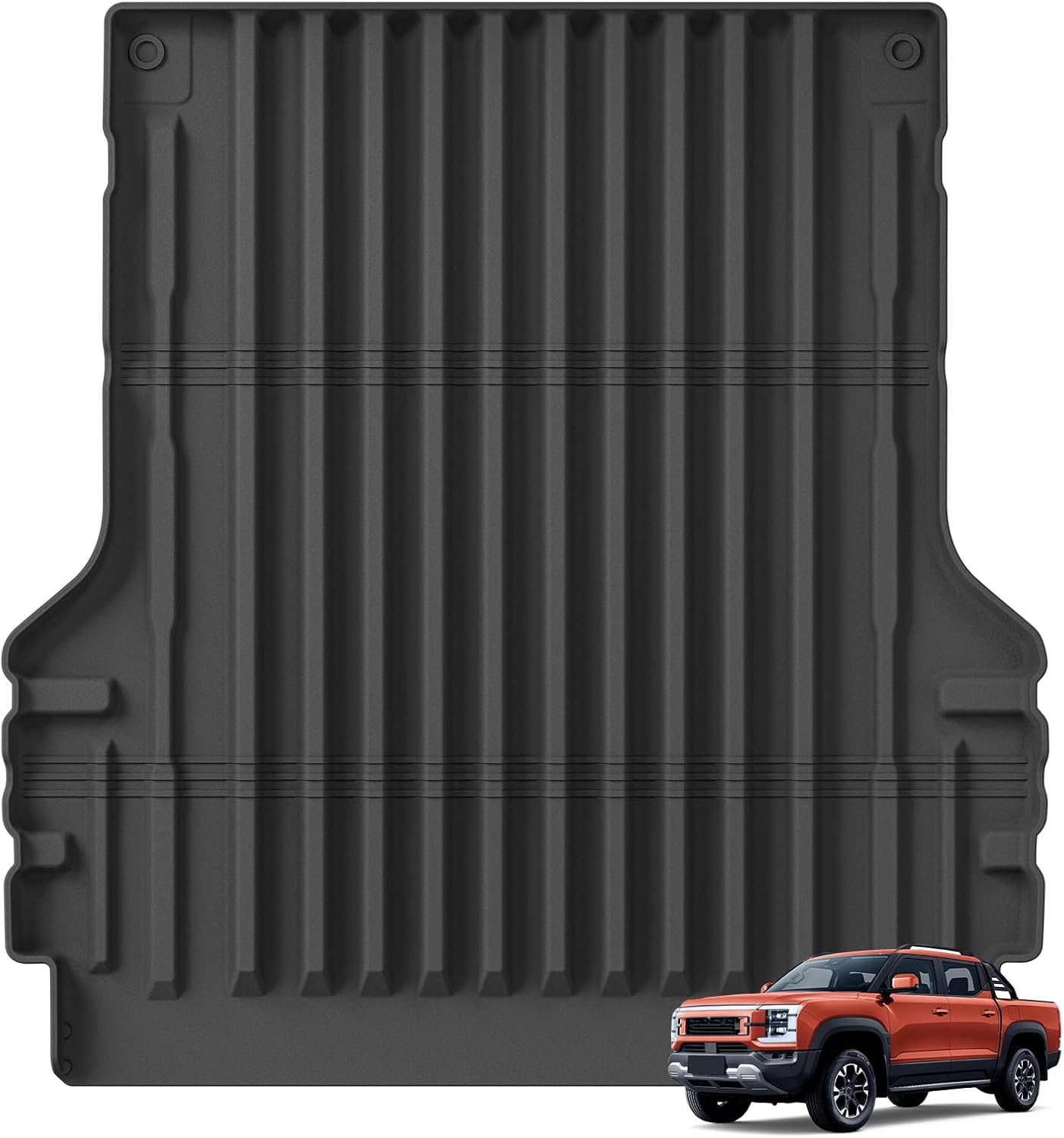 All Weather Truck Bed Mat for BYD Shark 6 2025 2024 Heavy Duty TPE Bed Liner 4WD Ute Car Mats Accessories image number 4