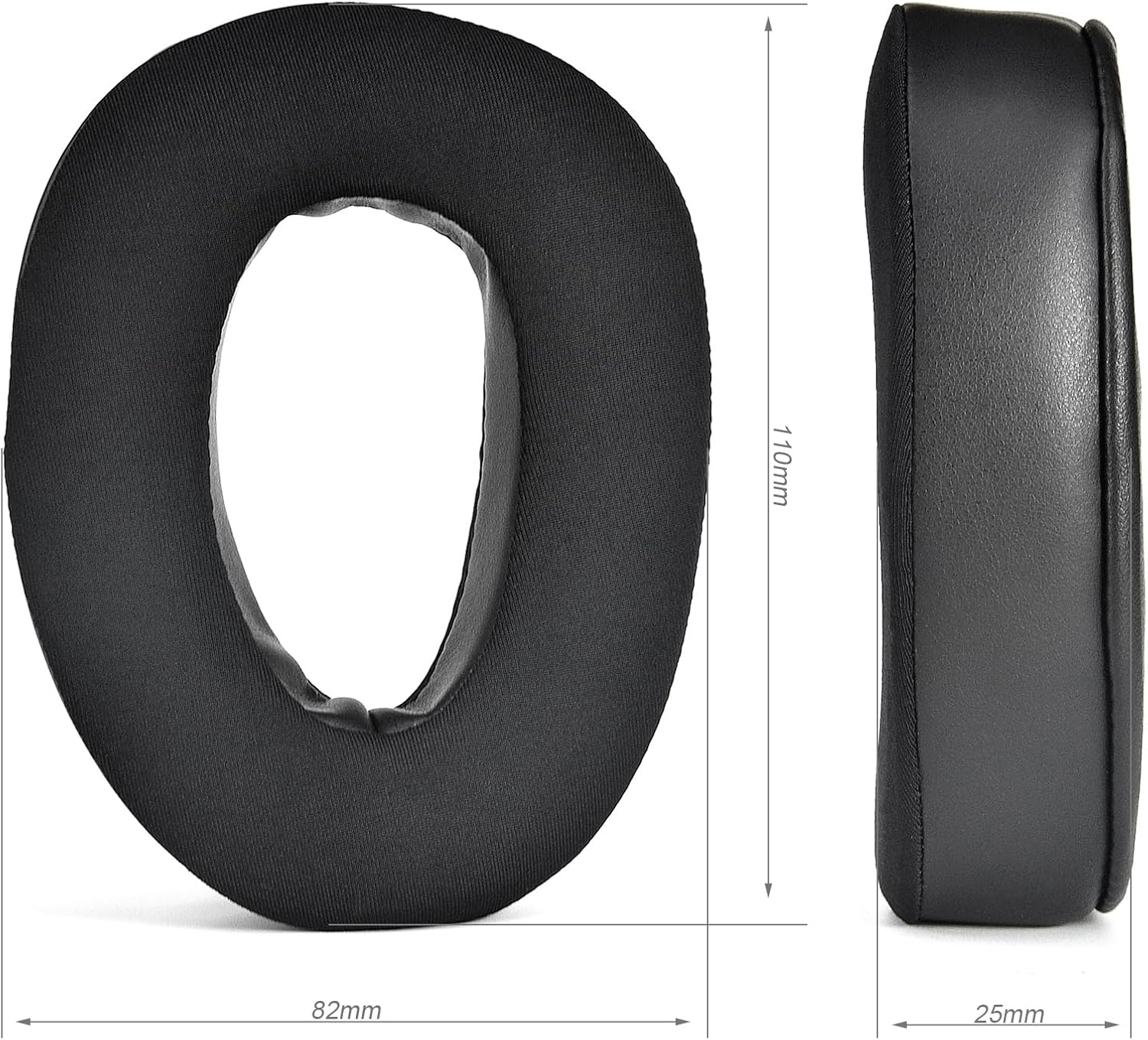 Defean GSP350, GSP370 Cooling Gel Ear Pads Replacement Cover Cushions Compatible with Sennheiser GSP 370/350/303/302/301/300 Headphones,High-Density Noise Isolation Foam, Added Thickness image number 3