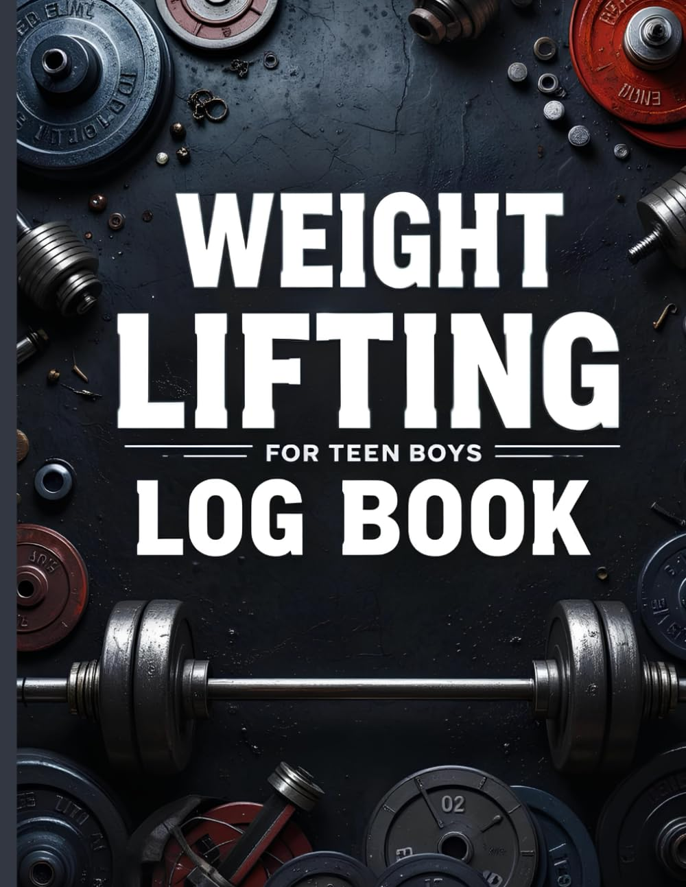 Weight Lifting Log Book for Teen Boys: Fitness Tracking Diary for Boys,Gym Training Workouts Planner,Format A4 with 123 Pages.