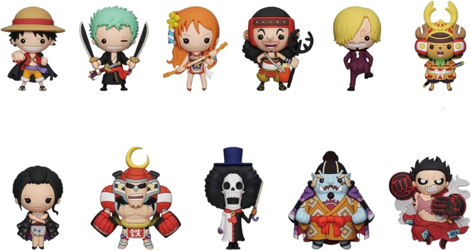 One Piece - 3D PVC Bag Clips S3 Blind Bag 24Ct CDU image number 2
