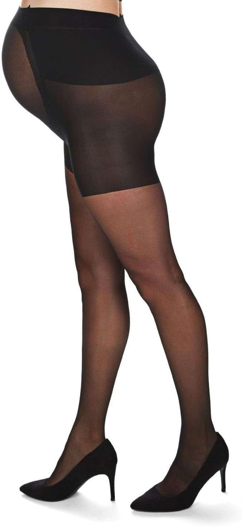 Memoi Sheer Maternity Tights | Pregnancy Belly Support Hose