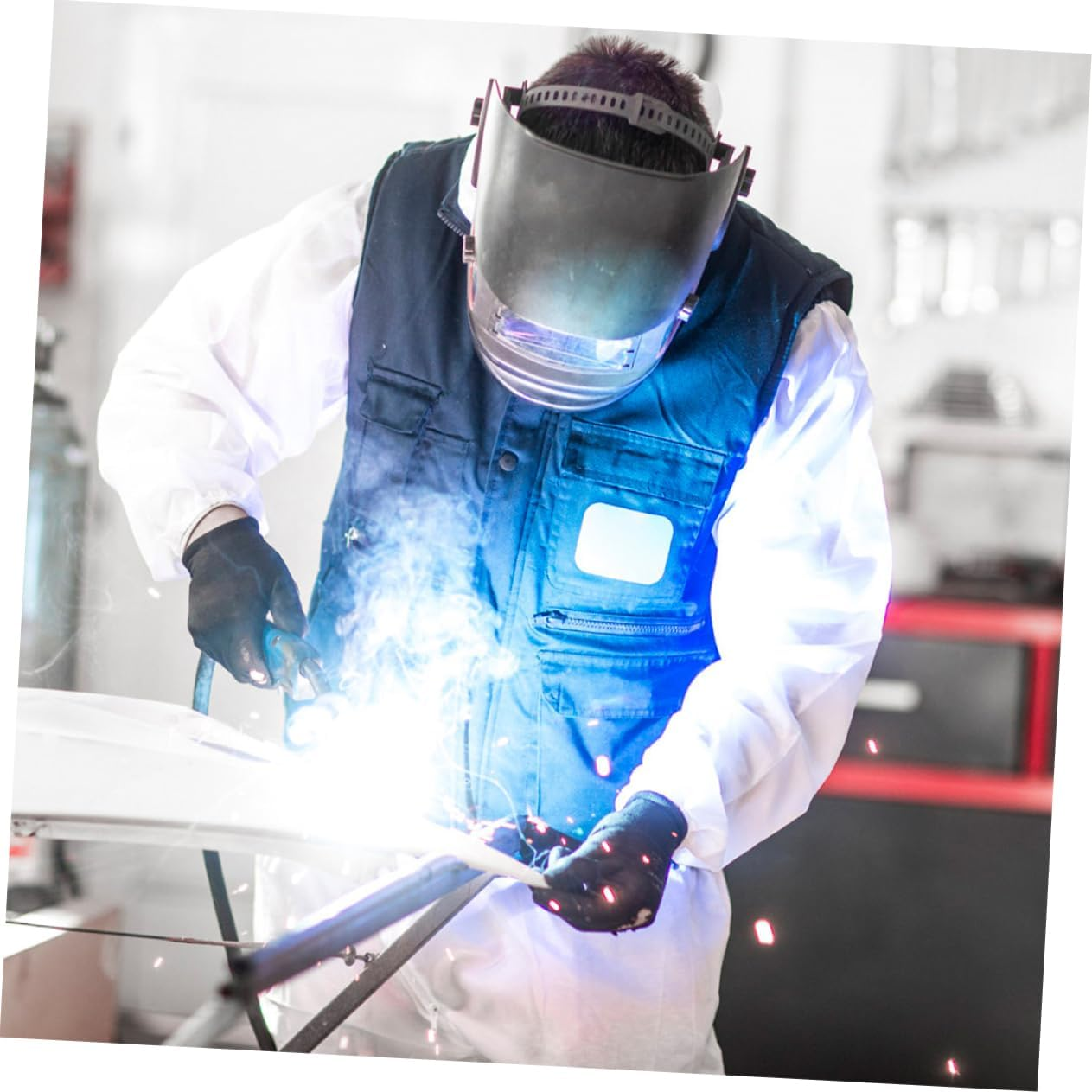 MOLUCKFU 50Pcs Dent Pulling Repair Kit for Car Body Welding Tool for Dent Removal Easy Installation for Automotive Repair Shops and Enthusiasts image number 5