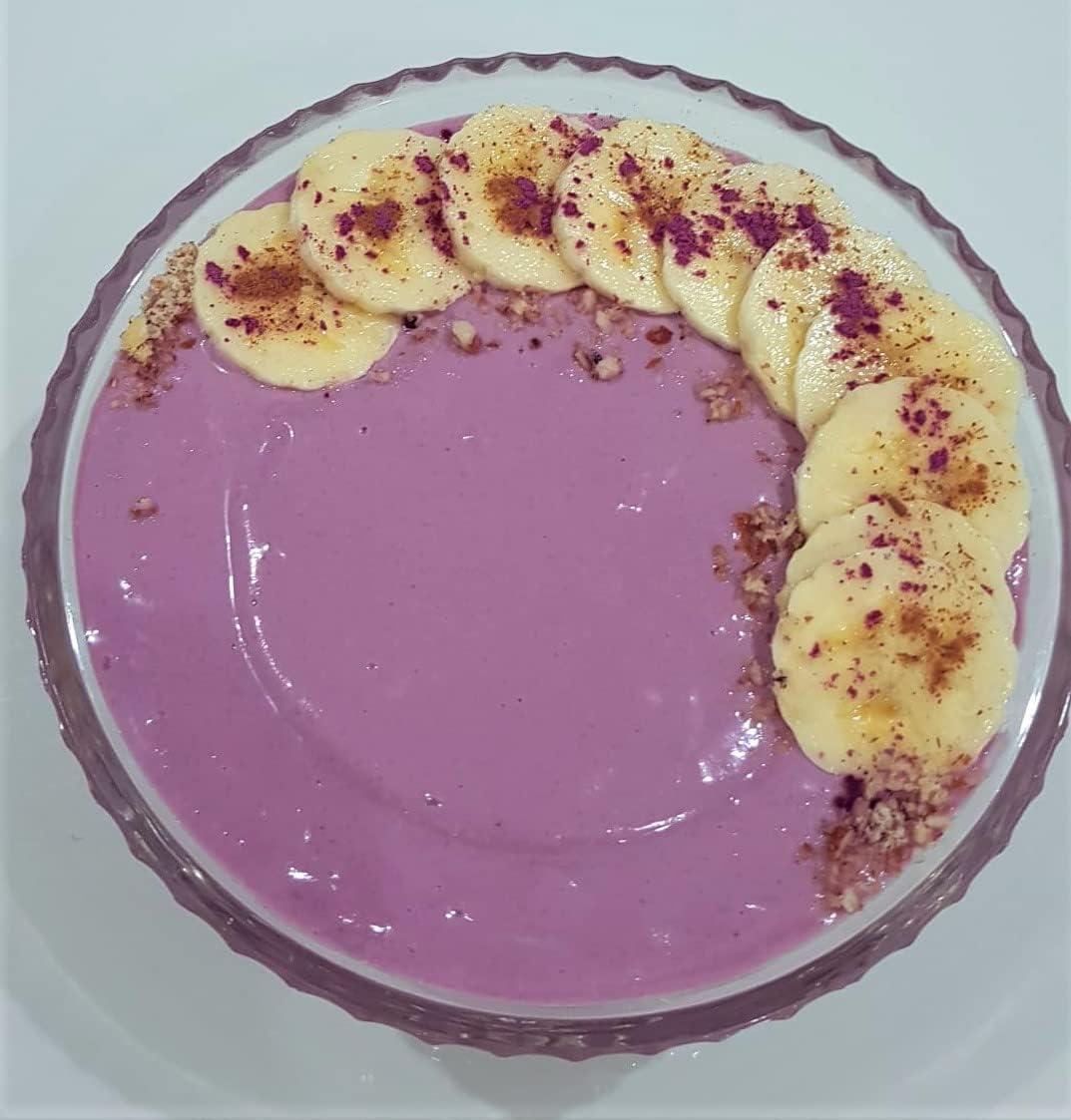 Java Plum Black Jamun Fruit Powder Tangy Sweet Flavour, Natural Bright Pink to Purple Food Colouring 100G image number 2