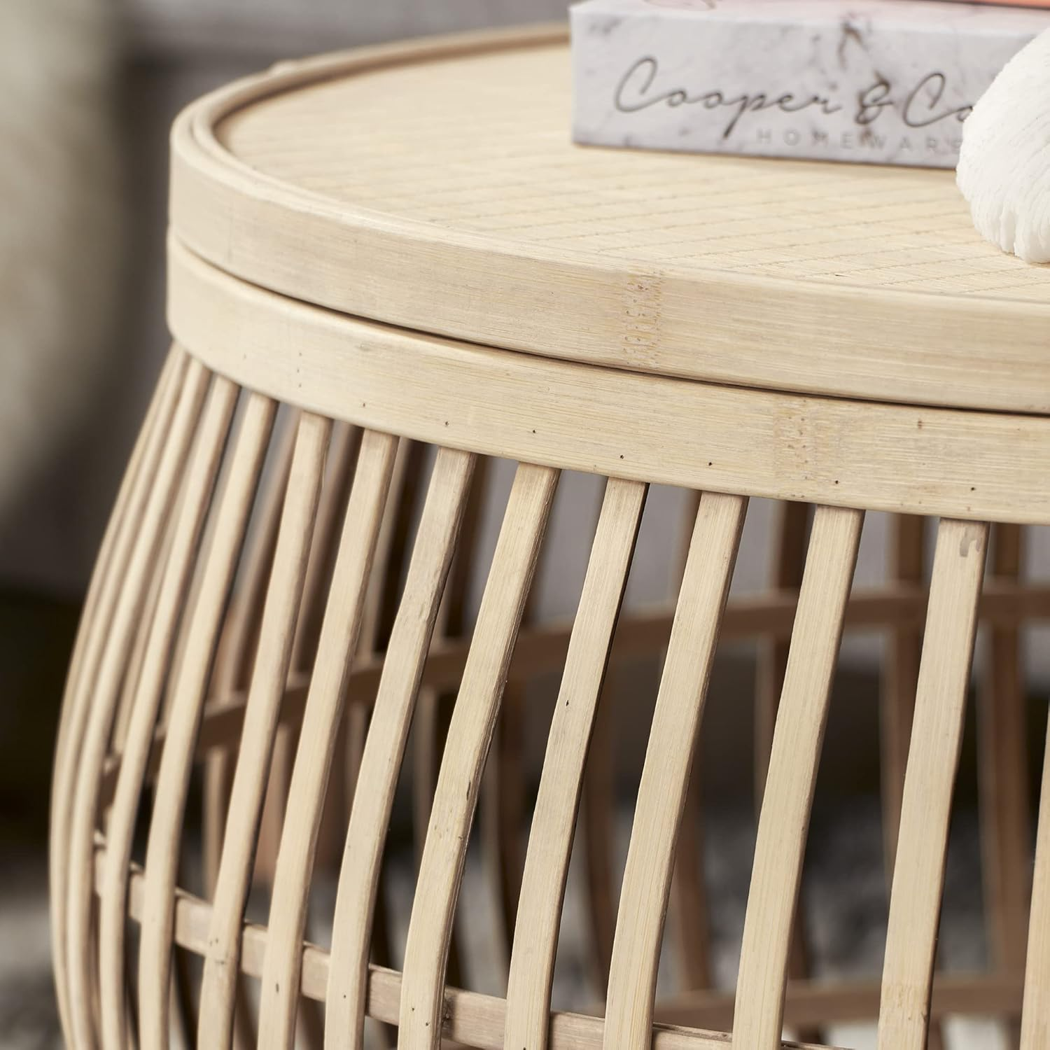 COOPER & CO. HOMEWARES Sara Set of 2 Bamboo Coffee Tables (FU0014-NA) image number 5