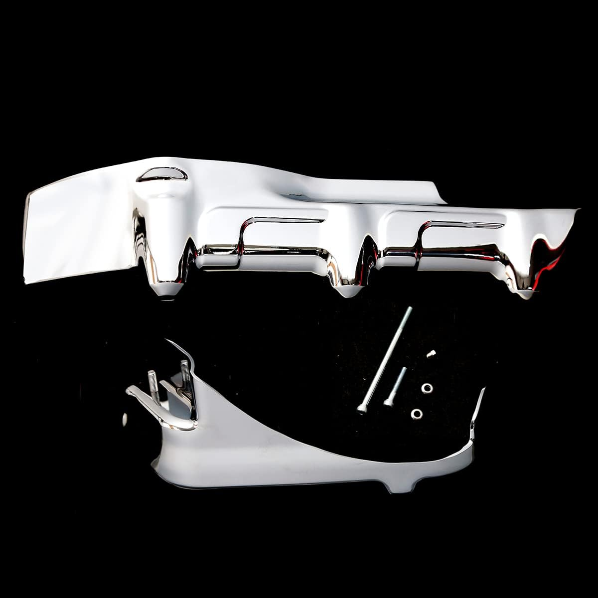 Chrome Inner Primary Cover Trim for Harley Softail Fatboy FLST FXST 2007-2017 image number 1