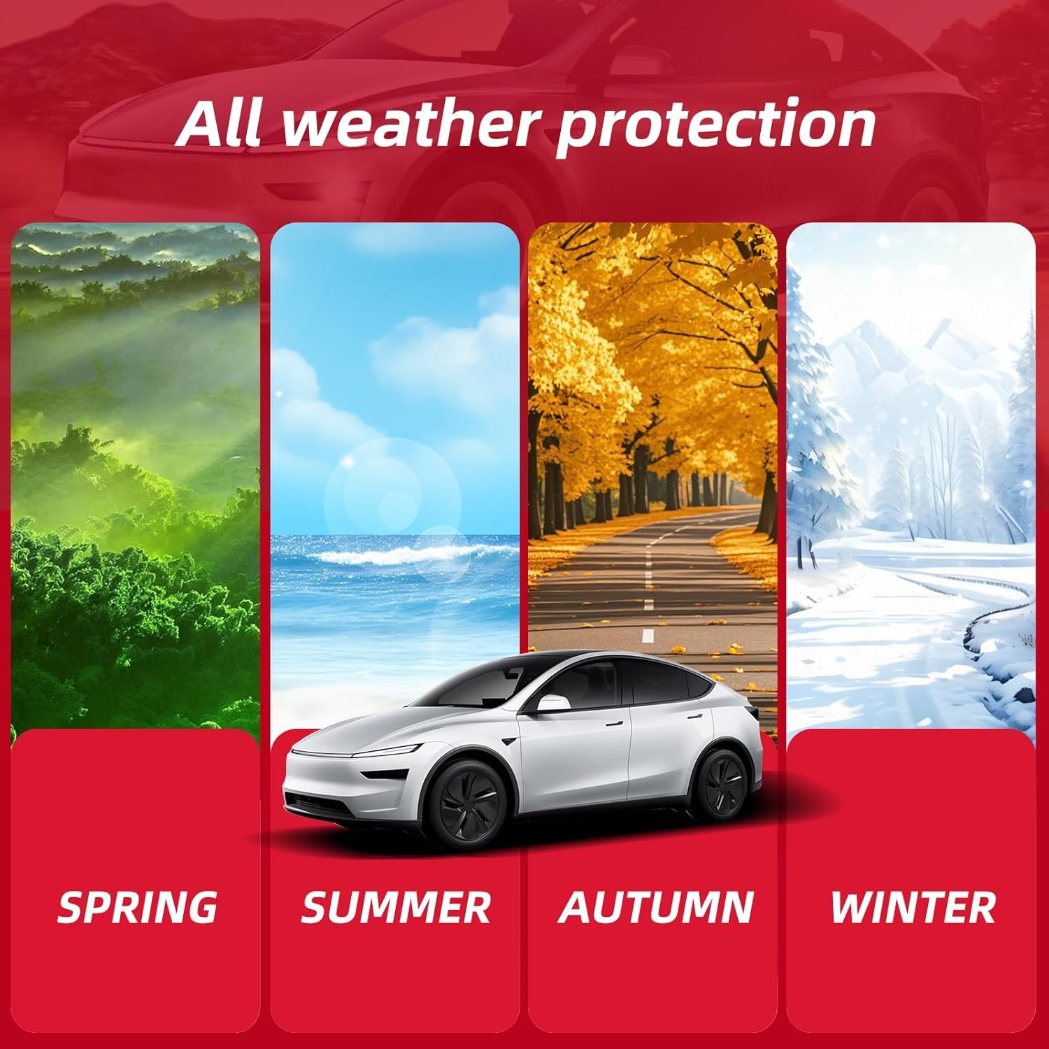 3 PCS Trunk Mats & Frunk Mat & Backrest Mats Compatible with New 2025 2026 Tesla Model Y Juniper 5-Seats All Weather TPE Cargo Mat Frunk Liner Trunk Lower Pad Accessories Interior