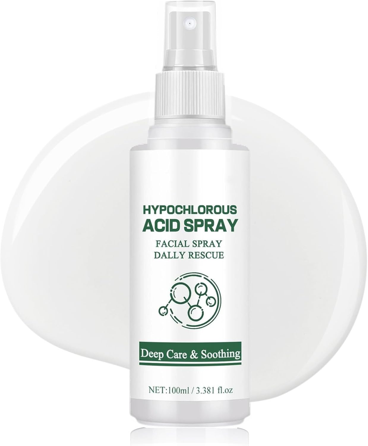 Hypochlorous Acid Face and Skin Spray, 100Ml, Gentle Daily Cleanser for Acne-Prone Skin, Dry Scalp, Toner, Eyelash and Hand Care, Unscented image number 3