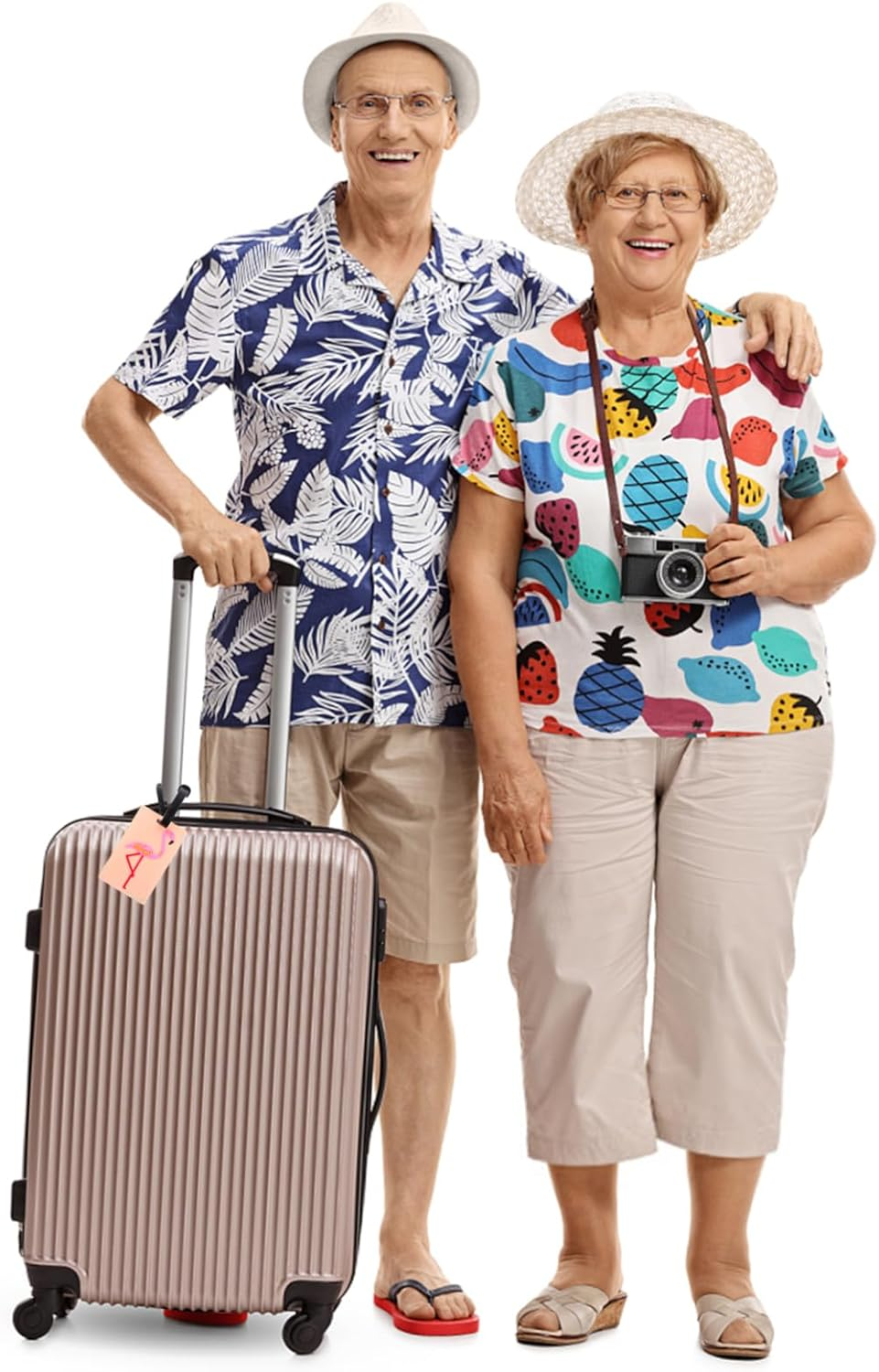 SHERCHPRY 5Pcs Creative Luggage Tags Set Soft Tags Strap Baggage Identify Labels for Travel Unique Design for Easy Luggage Identification image number 6