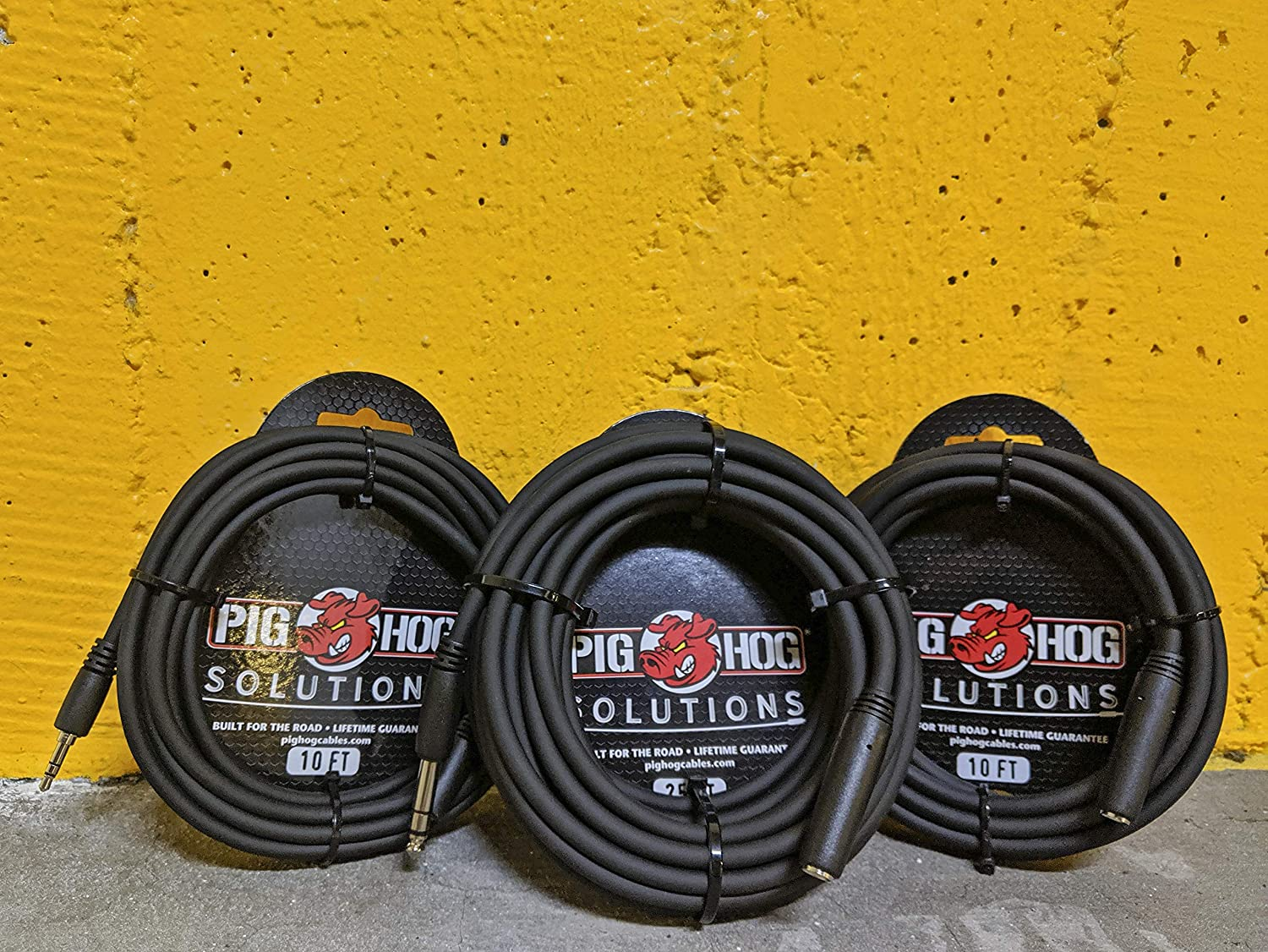 Pig Hog PHX14-10 1/4" TRSF to 1/4" TRSM Headphone Extension Cable, 10 Feet image number 1