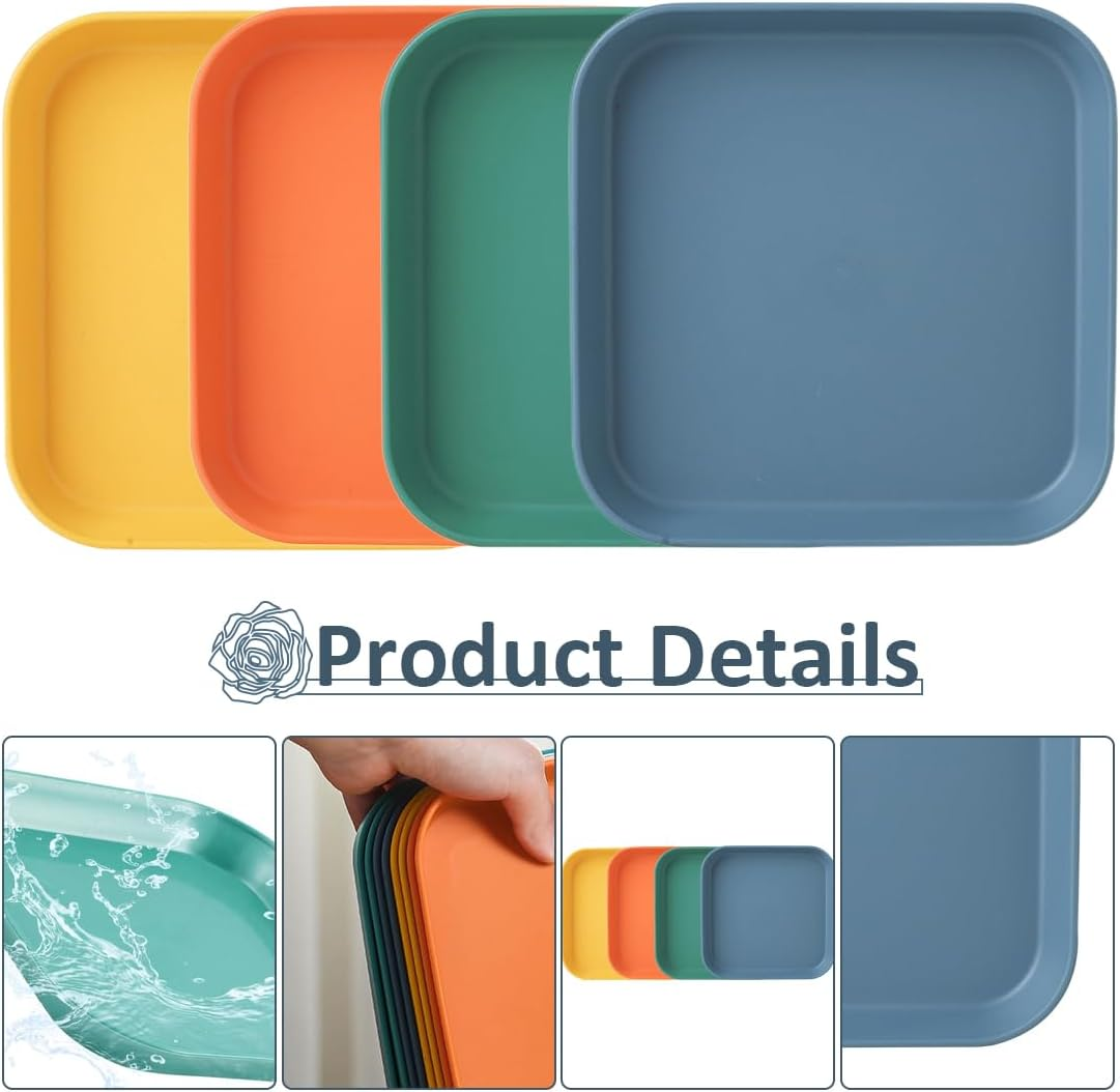 Pack of 4 Flat Feeding Bowls for Kittens and Short-Legged Cats image number 5