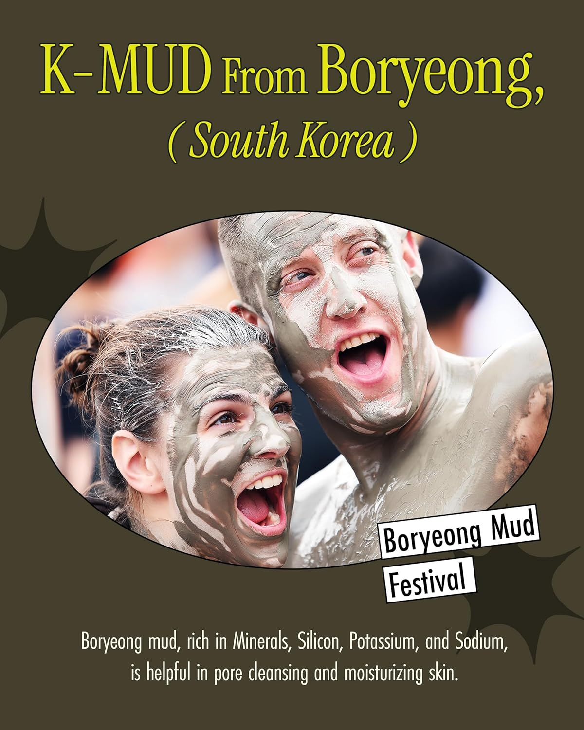 Recovery Mud Peel off Mask by Brmud for Unisex - 3.71 Oz Mask image number 6