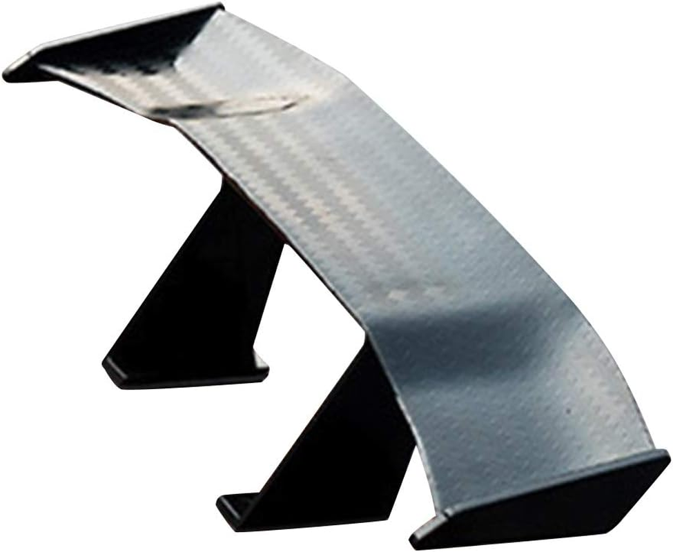 Universal Car Mini Spoiler Wing Small Model Carbon Fiber Auto Car Tail Decoration Spoiler Wing image number 5