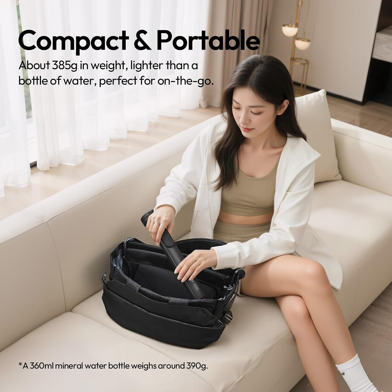 ULANZI MT85 59" Magnetic Selfie Stick Tripod, Lightweight Aluminum, Extendable Phone Tripod, One Click Opening, Strong Dual-Side Magnetic Compatible for Iphone/Android image number 3