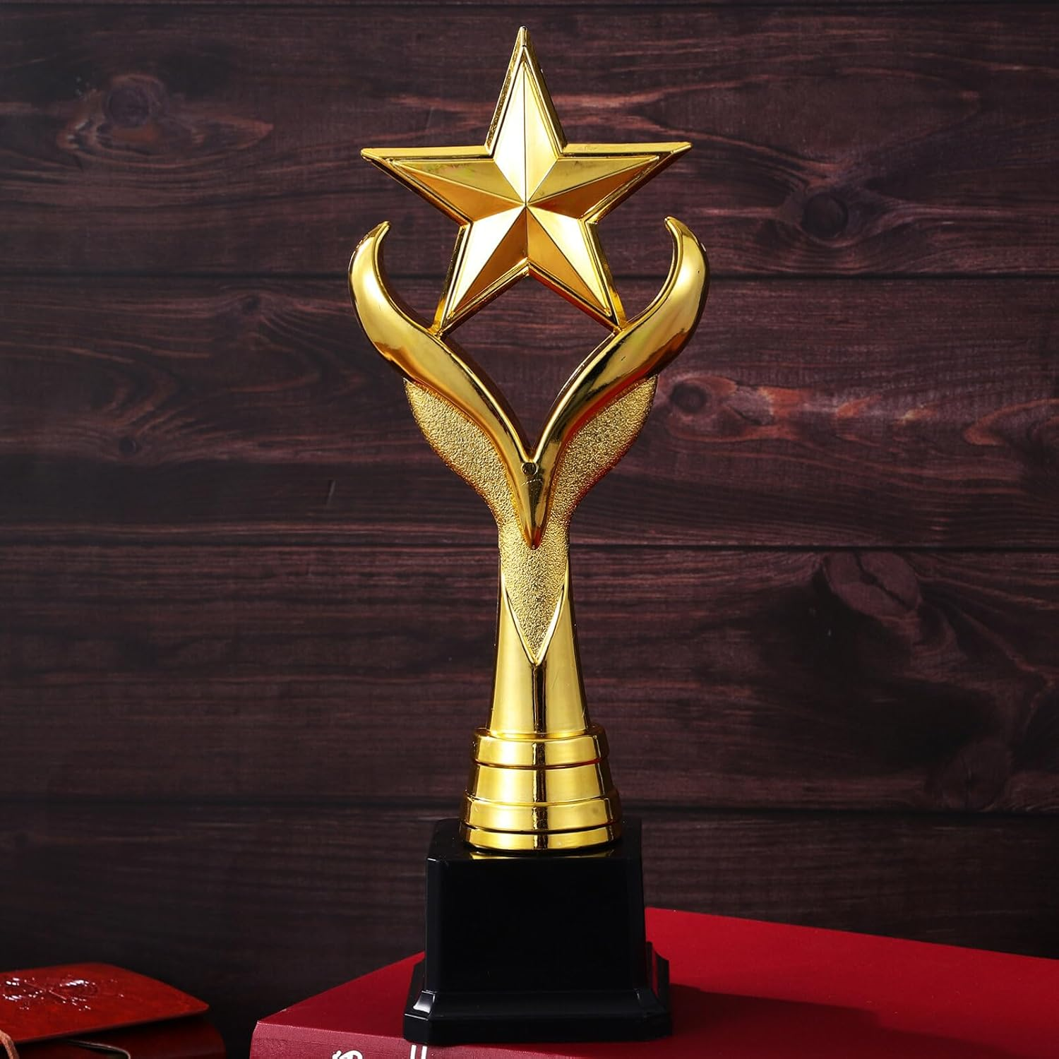 VANZACK Sports Competition Trophy Cup Star Decorate Sturdy Plastic for Awards Parties image number 1