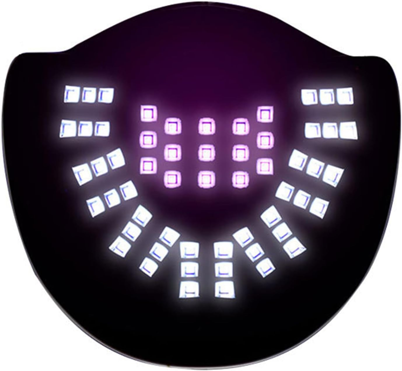 268W UV LED Nail Lamp Portable UV Light for Gel Nails High Power Nail Dryer with 57 LED Beads 4 Timer Settings LCD Display Removable Base Intelligent Infrared Sensor Design image number 4