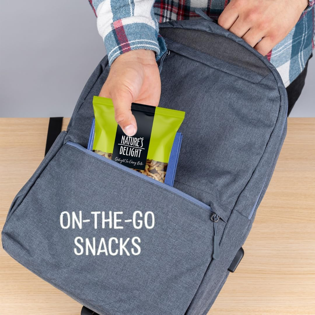 NATURES DELIGHT BOMBAY SPICE CRACKER NUT MIX 300GM image number 6