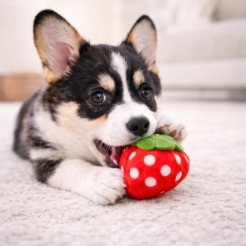 Jalousie 18 Pack Dog Squeaky Toys Cute Stuffed Pet Plush Puppy Chew for Small Medium Pets - Bulk image number 6