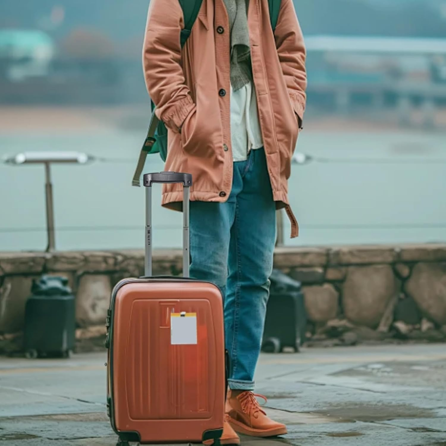 Luggage Telescopic Handle Replacement Suitcase Handle Replacement, Strong Bearing Capacity Suitcase Pull Grip image number 3