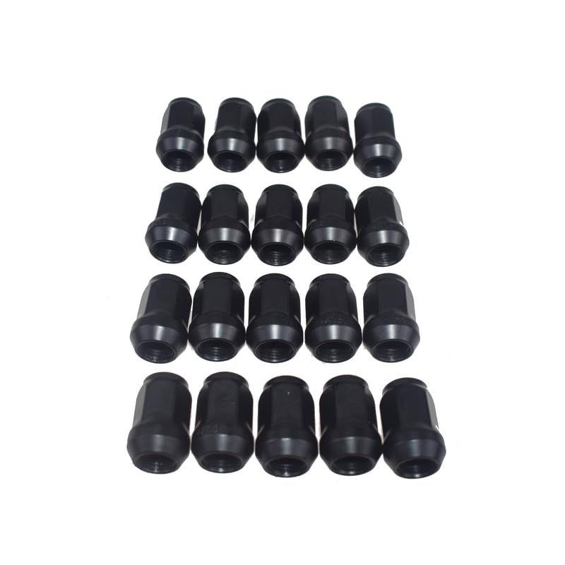 20PCS New Black Wheel Lug Nuts 14Mm X 1.5 for Holden Commodore VE VF 19Mm Hex, 35Mm Length