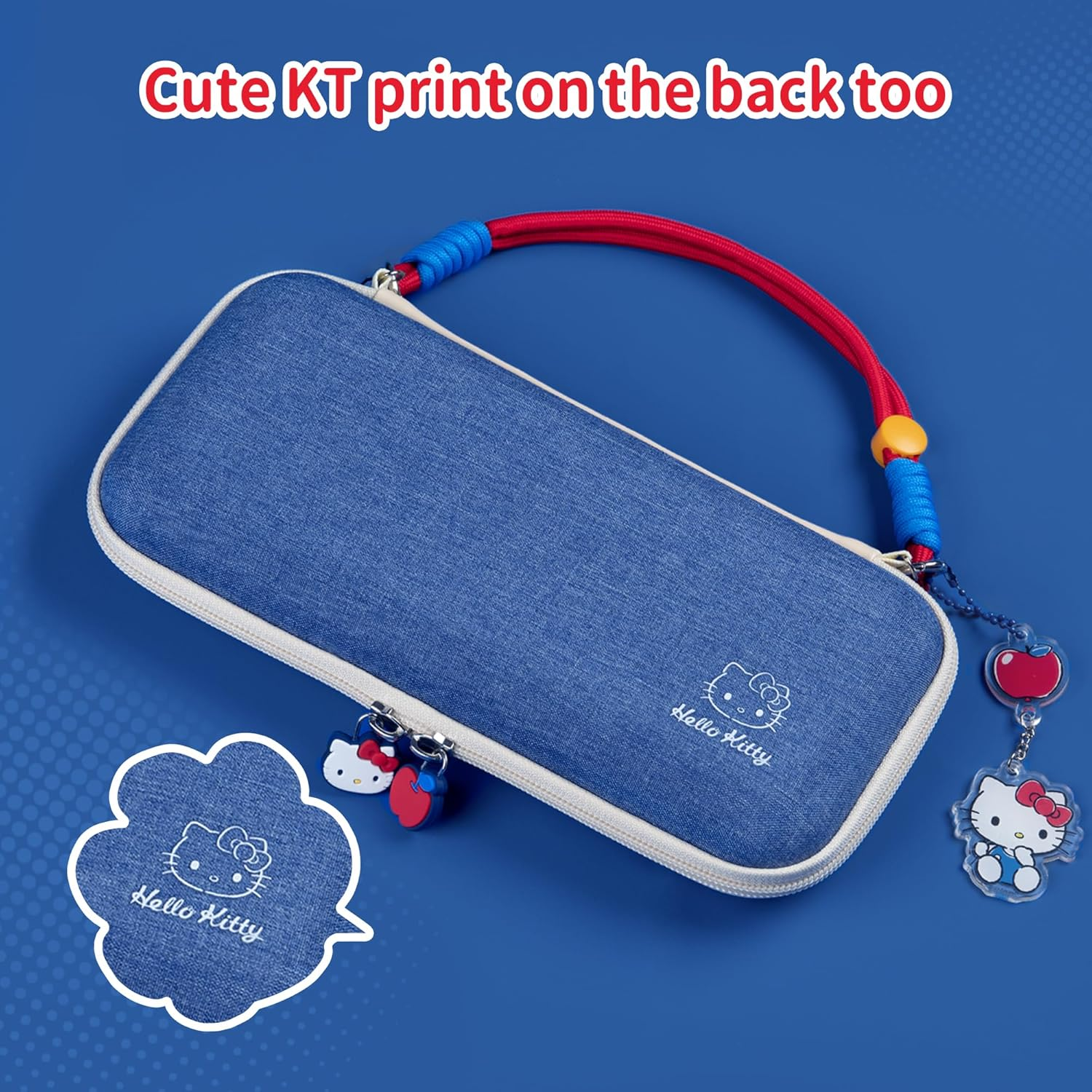 Kuitmor Switch Accessories Bundle for Switch:Carrying Case,Protective Case,Game Card Case,Screen Protector,Playstand,Thumb Grip Caps and More (For Switch OLED) image number 2