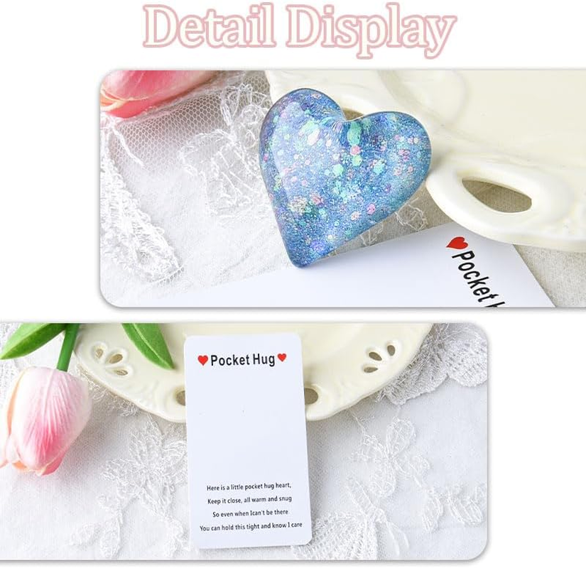 Pocket Heart Hug Gifts for Mom Grandma Aunt Birthday Presents for Sister Daughter Niece Holiday Present for Friends Family image number 2