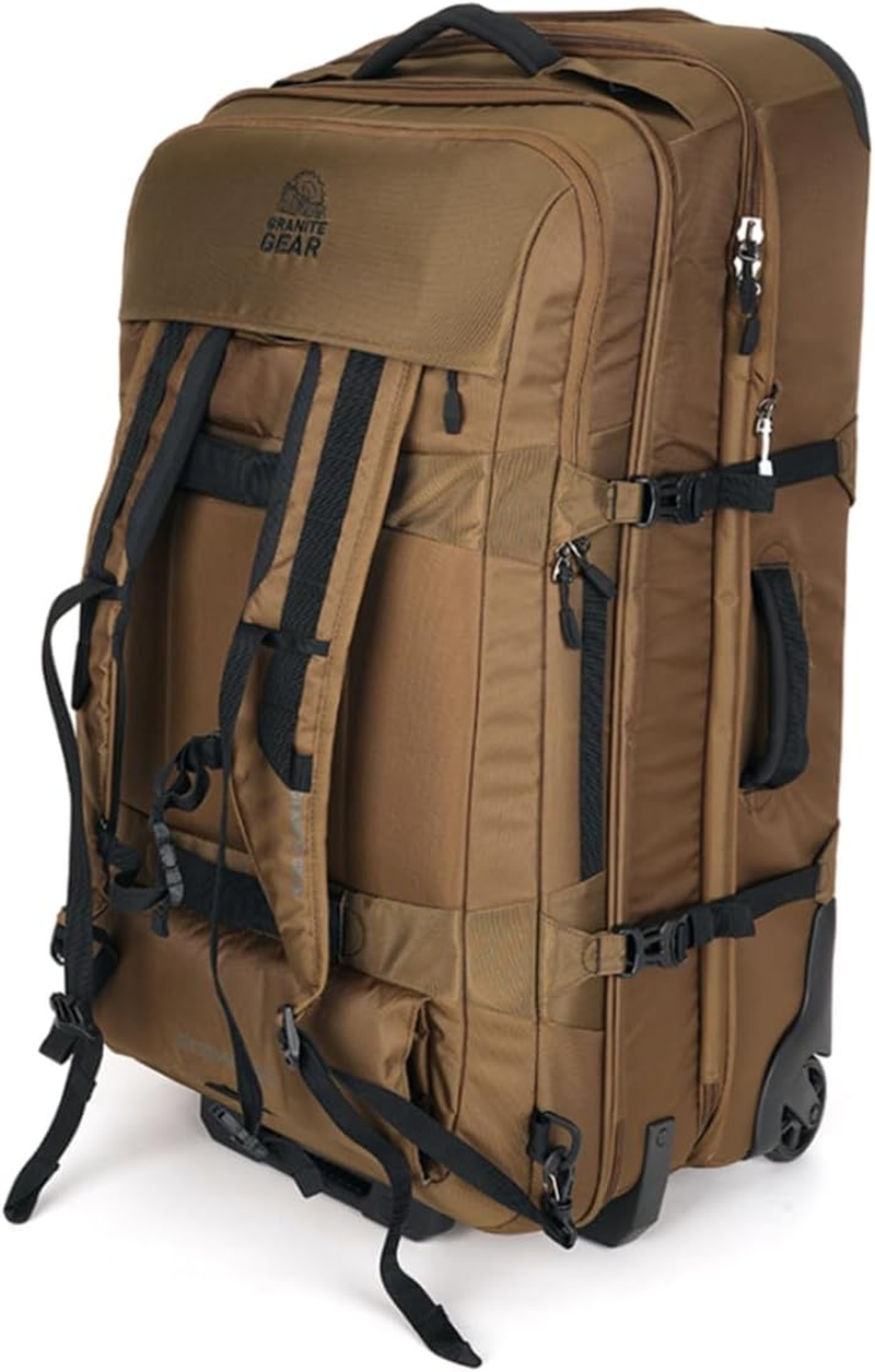 Granite Gear Water-Resistant Wheeled Duffle Suitcase &ndash; Large Check-In Softcase Luggage with Backpack Straps and Rolling Wheels for Travel image number 5