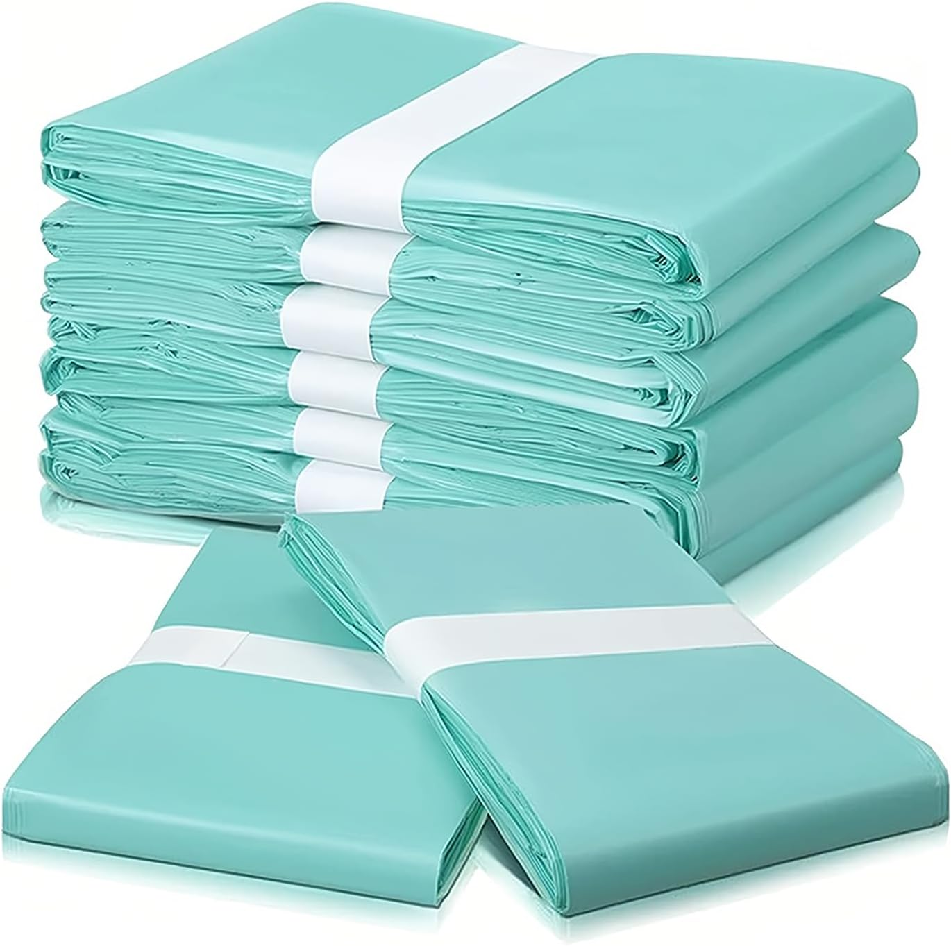 Liner Refills Compatible with Korbell Nappy Disposal Bin Liners Compatible 16L Bin - 8 Rolls/80M Diaper Bag Refill，Odor Lock and Germ Protection, Baby Diaper Pail Liner，Holds up to 1200 Nappies image number 1